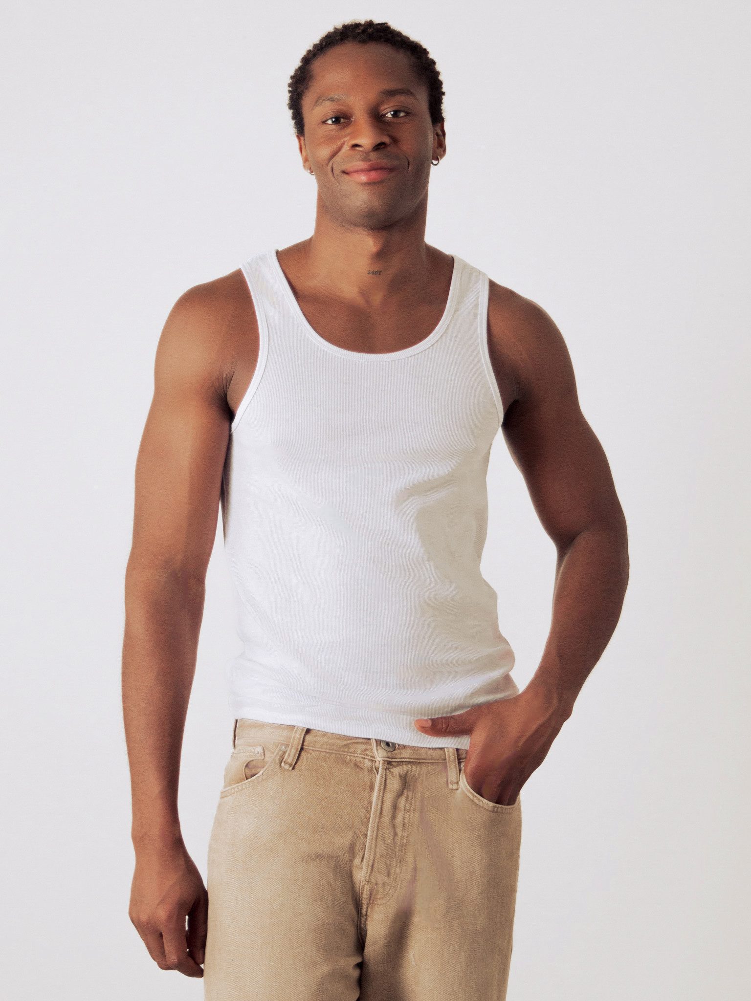 HONEST BASICS Ripptanktop Stretch-Rippstoff günstig online kaufen