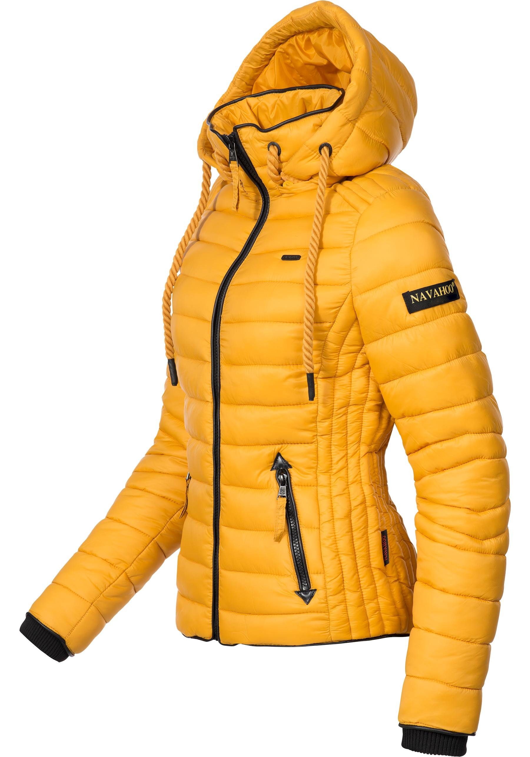 Navahoo Steppjacke Lulana leichte Übergangsjacke mit Kapuze