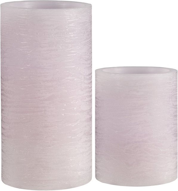 Pauleen LED-Kerze »Cosy Lilac« (Set, 2-tlg), Wachskerze Timer Flieder-Otto