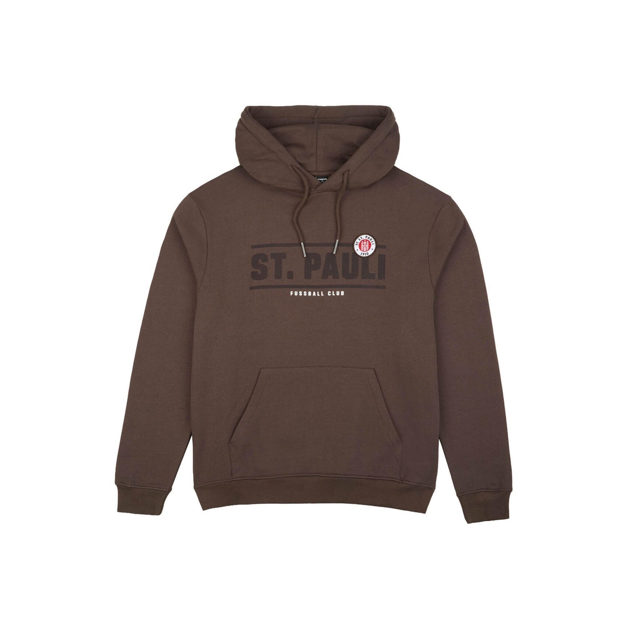 FC St. Pauli Kapuzenpullover FC St. Pauli - Kapuzenpullover Classic mit Logo - braun