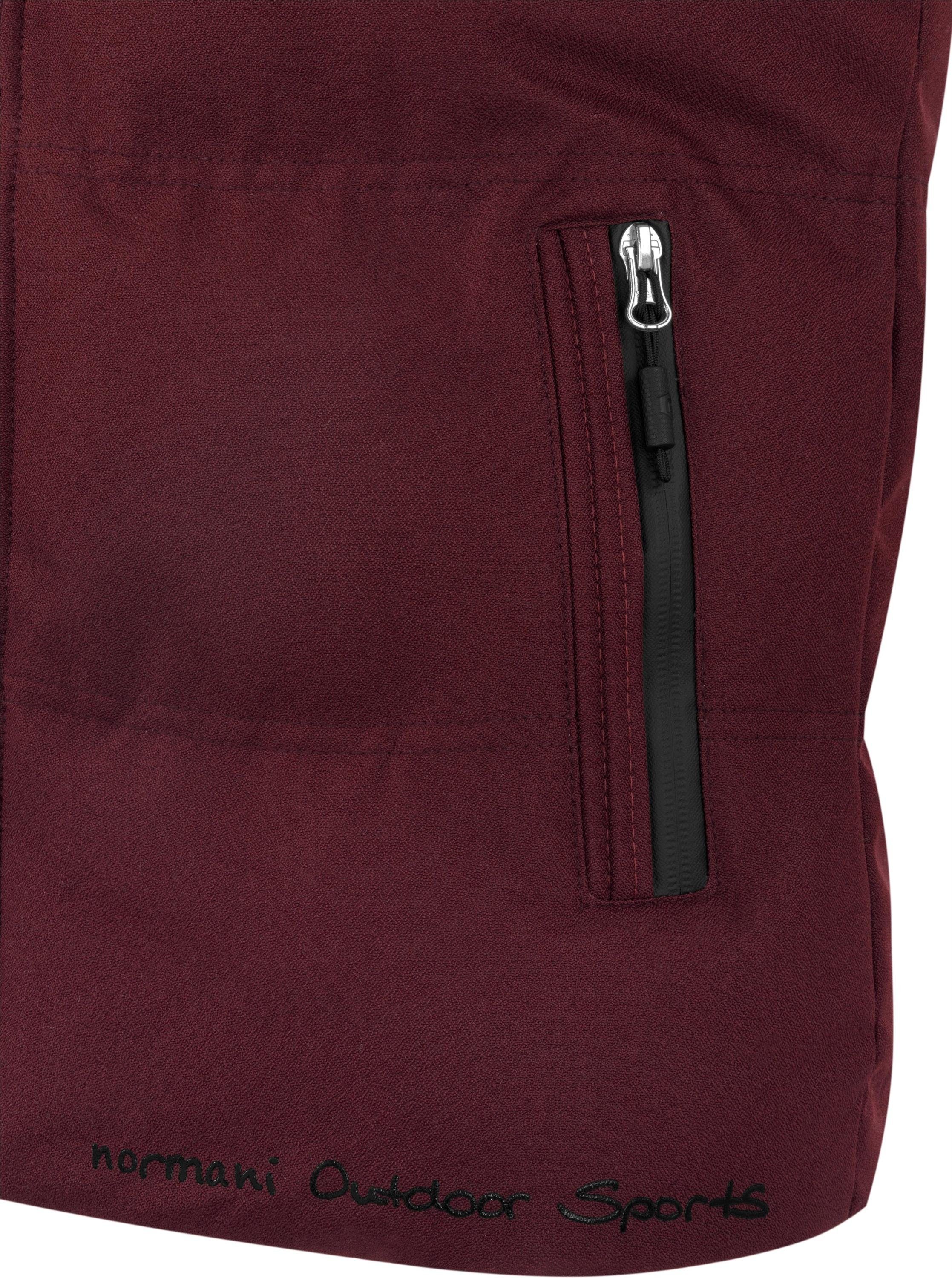normani Steppweste Kinder Weste Skien (1-tlg) Unisex Wattierte Winterweste - winddichter Bodywarmer Weste mit Kapuze