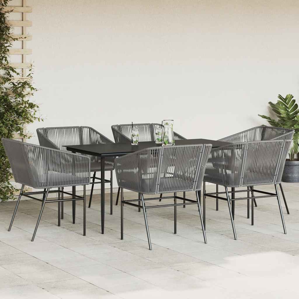 vidaXL Garten-Essgruppe 7-tlg. Garten-Essgruppe mit Kissen günstig online kaufen