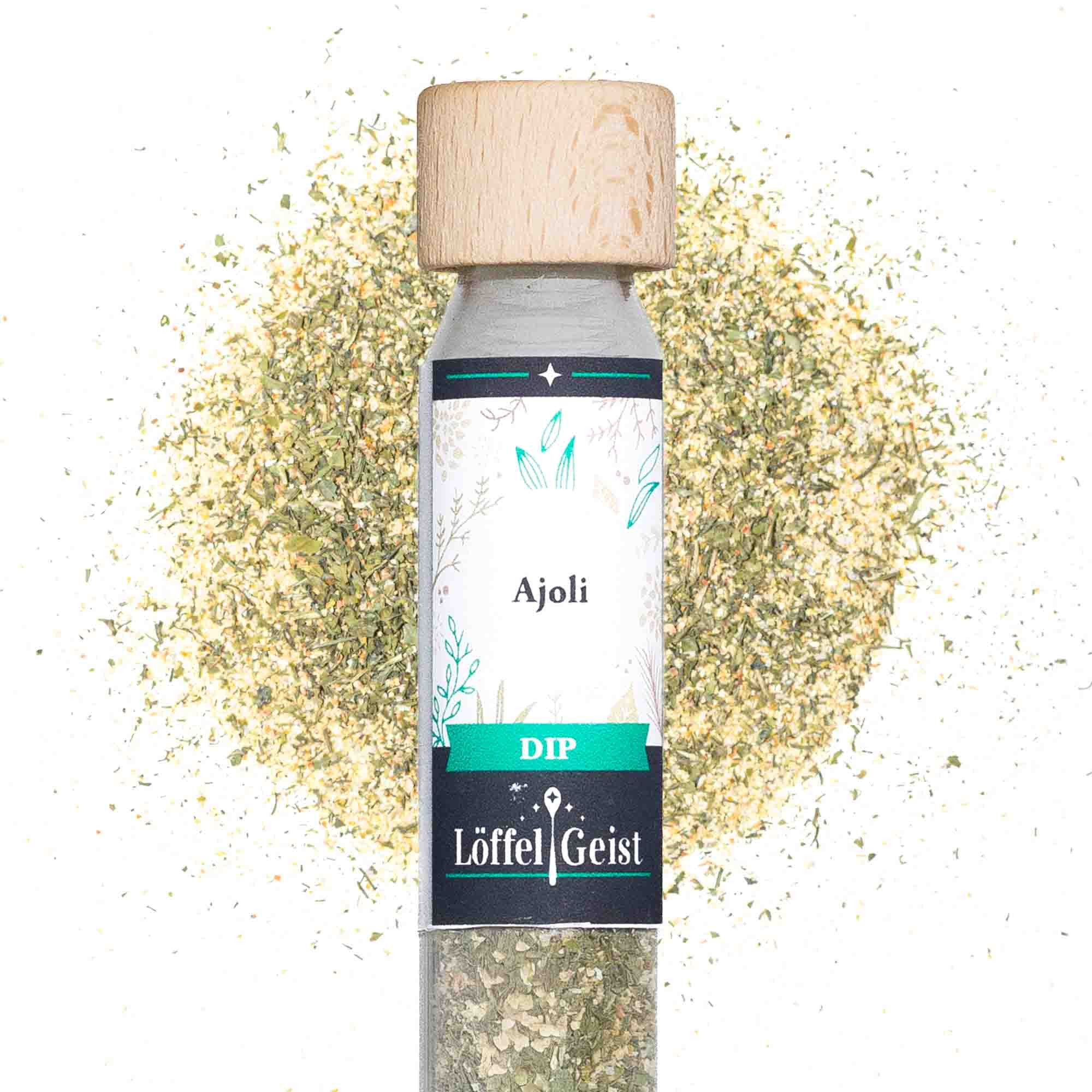 Löffelgeist Gewürz Ajoli Dip (42g im praktischen Dosierglas)