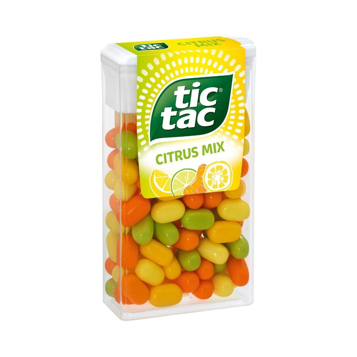 tic tac Süßigkeit, tic tac Citrus Mix Zitrone Yuzu Mandarine Zitrone Limette 54g