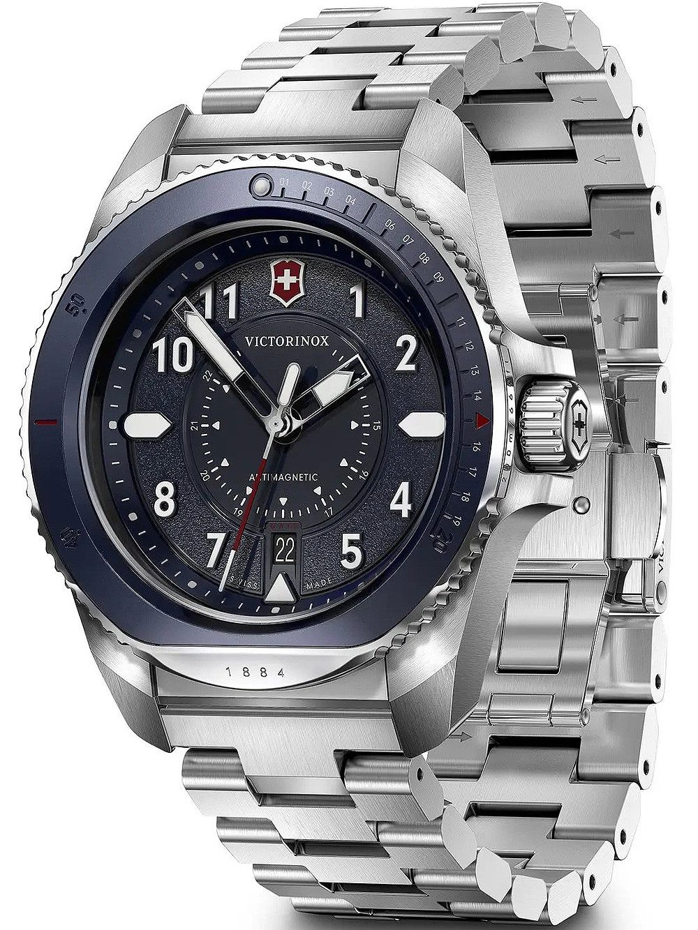Victorinox Quarzuhr Victorinox 241978 Journey 1884 Herrenuhr 43mm 20ATM Victorinox 241978 Journey 1884 Herrenuhr 43mm 20ATM
