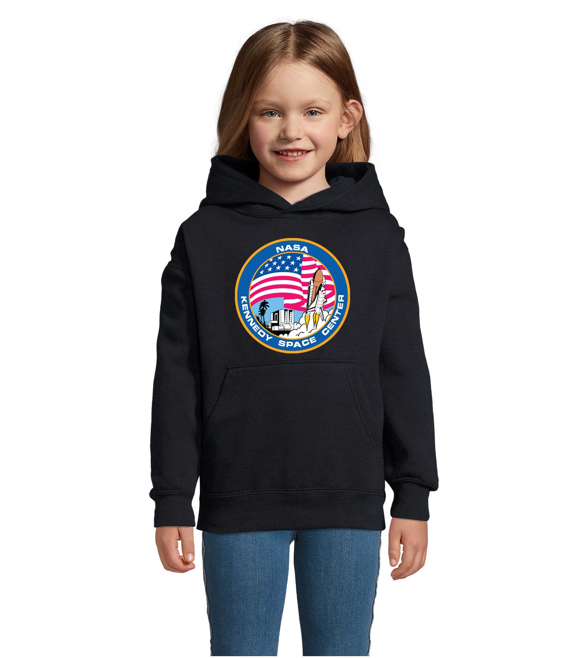 Hoodie Kinder Jungen & Mädchen NASA Kennedy Space Center Rakete Sterne Elon X
