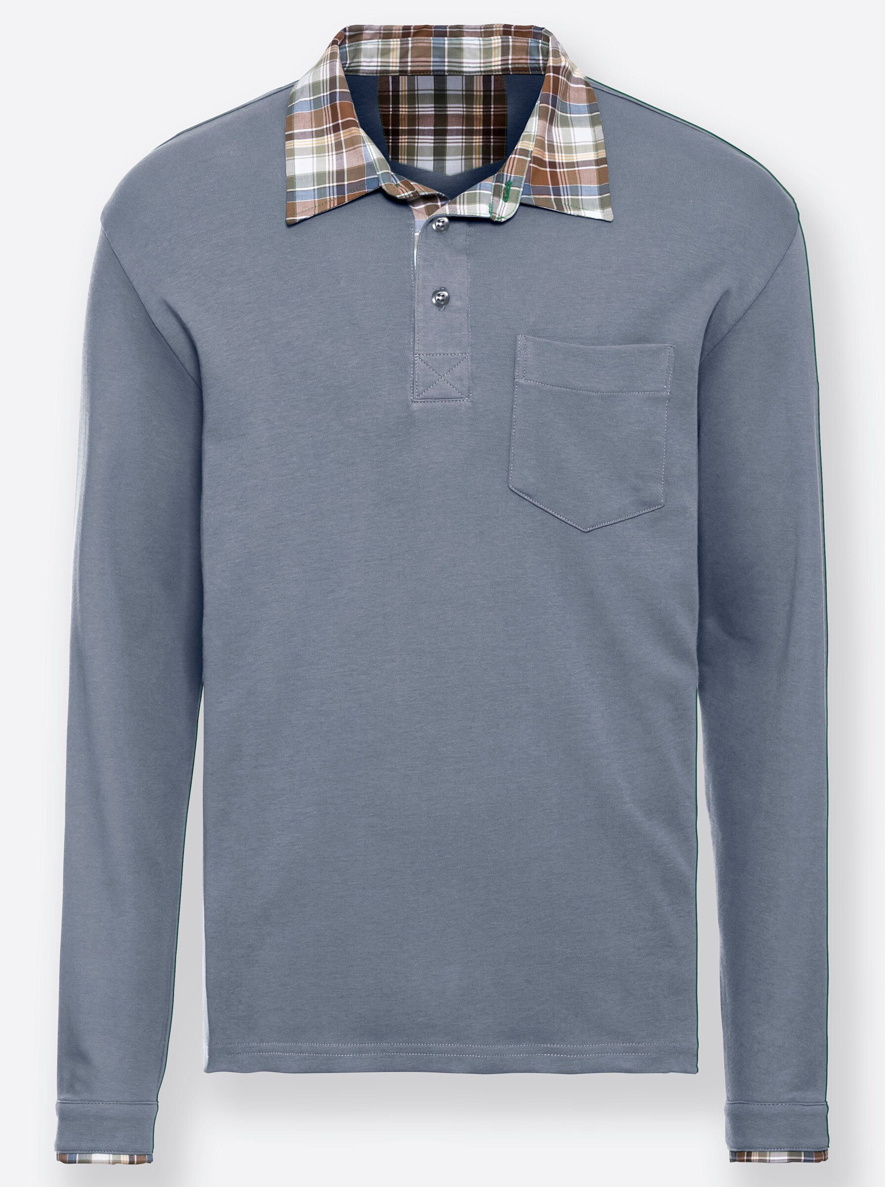 T-Shirt Langarm-Poloshirt .