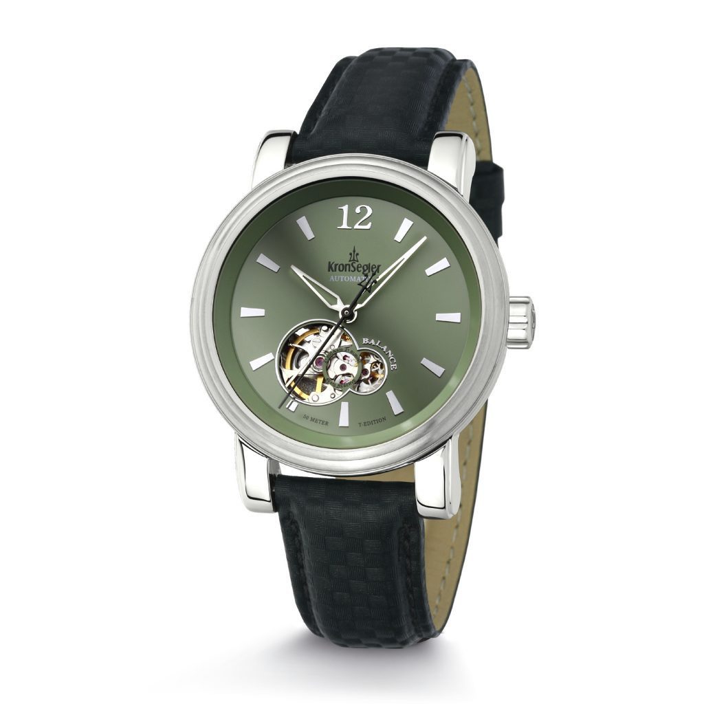 Automatikuhr Balance T-Edition Herrenuhr 40 mm mit Lederband