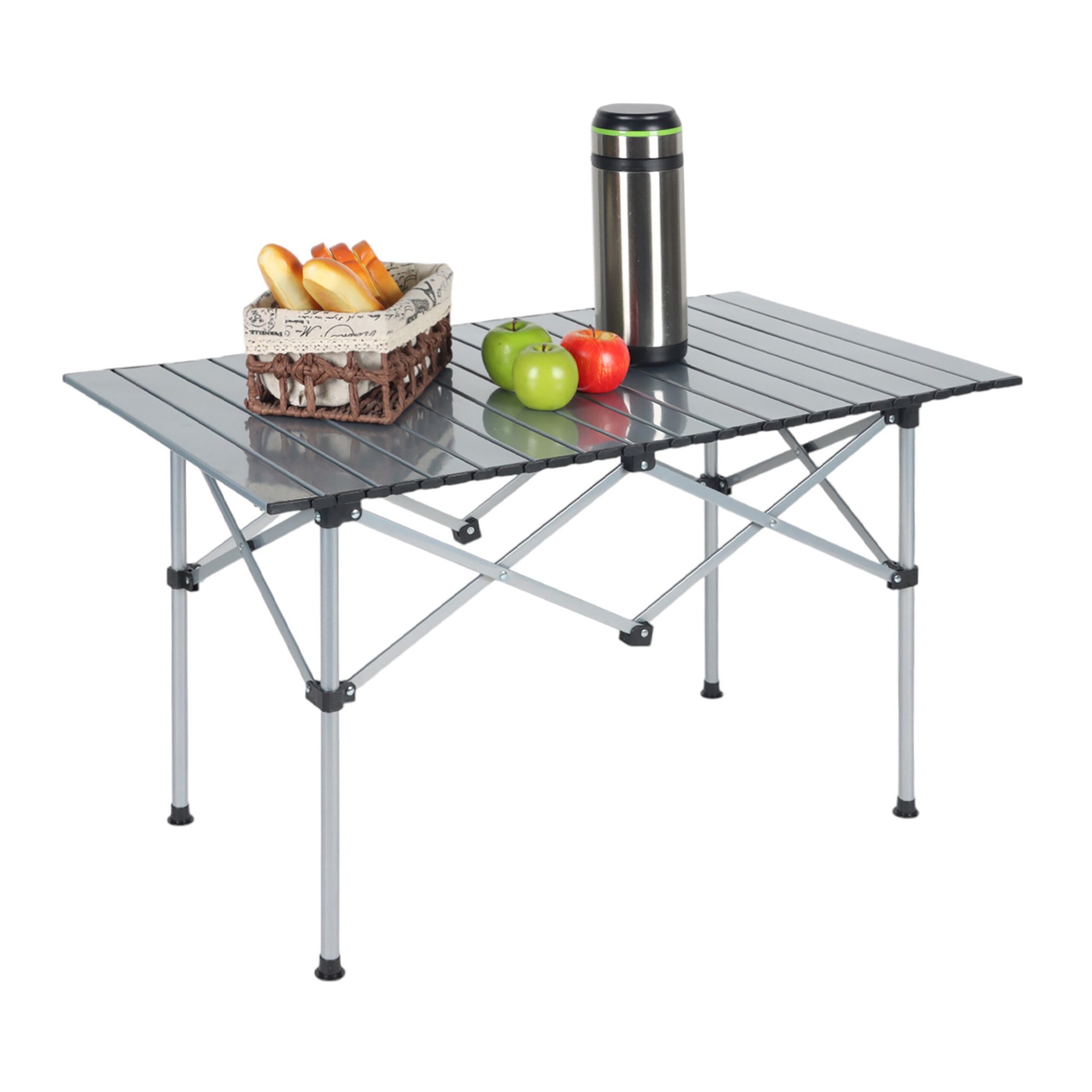 relaxdays Klapptisch Faltbarer Campingtisch aus Stahl, günstig online kaufen
