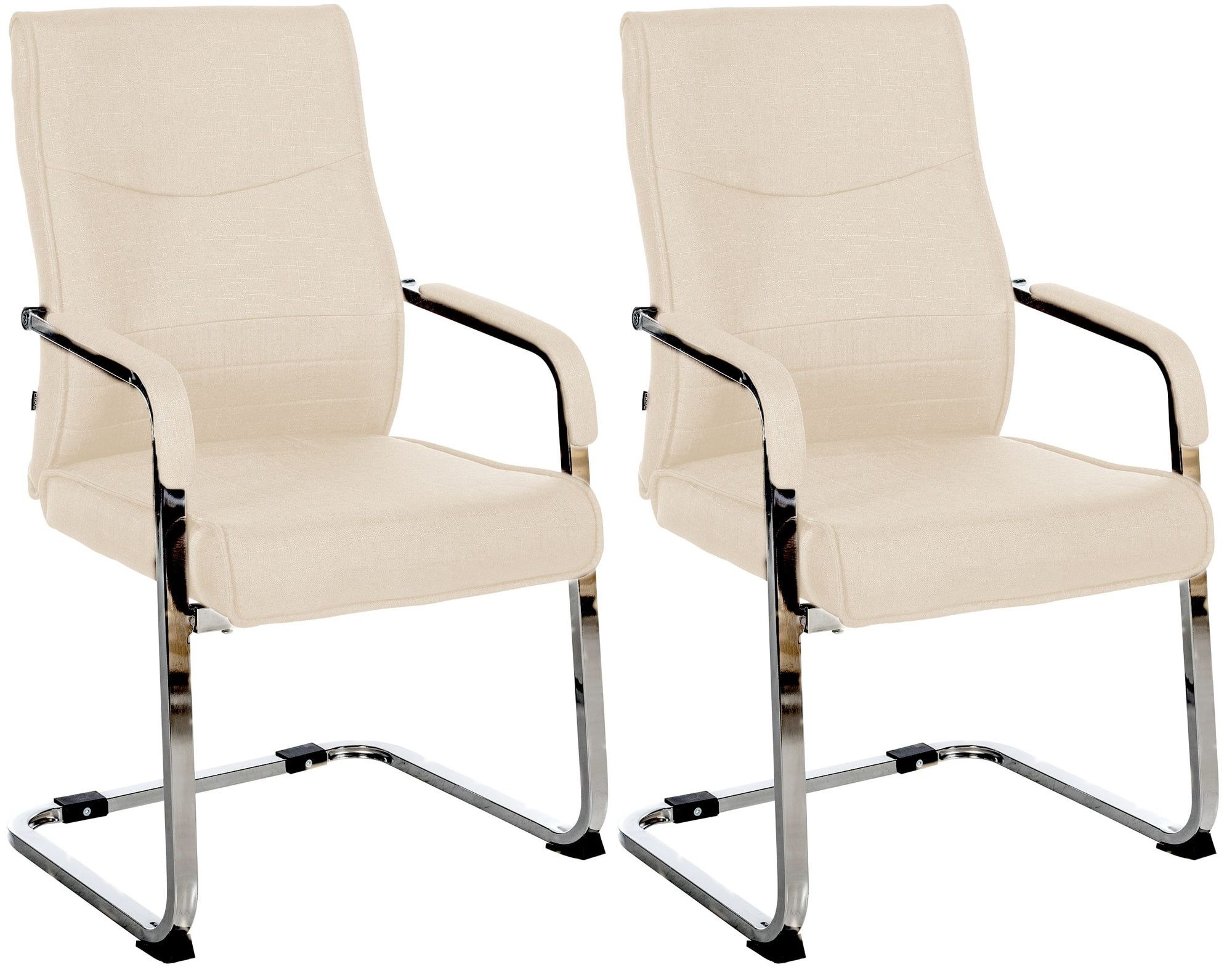 CLP Besucherstuhl Hobart (2er Set), Kunstleder günstig online kaufen