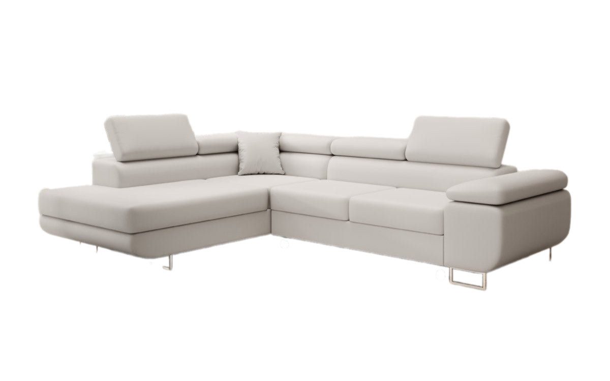 Luxusbetten24 Schlafsofa Designer Sofa Aston Kunstleder, günstig online kaufen