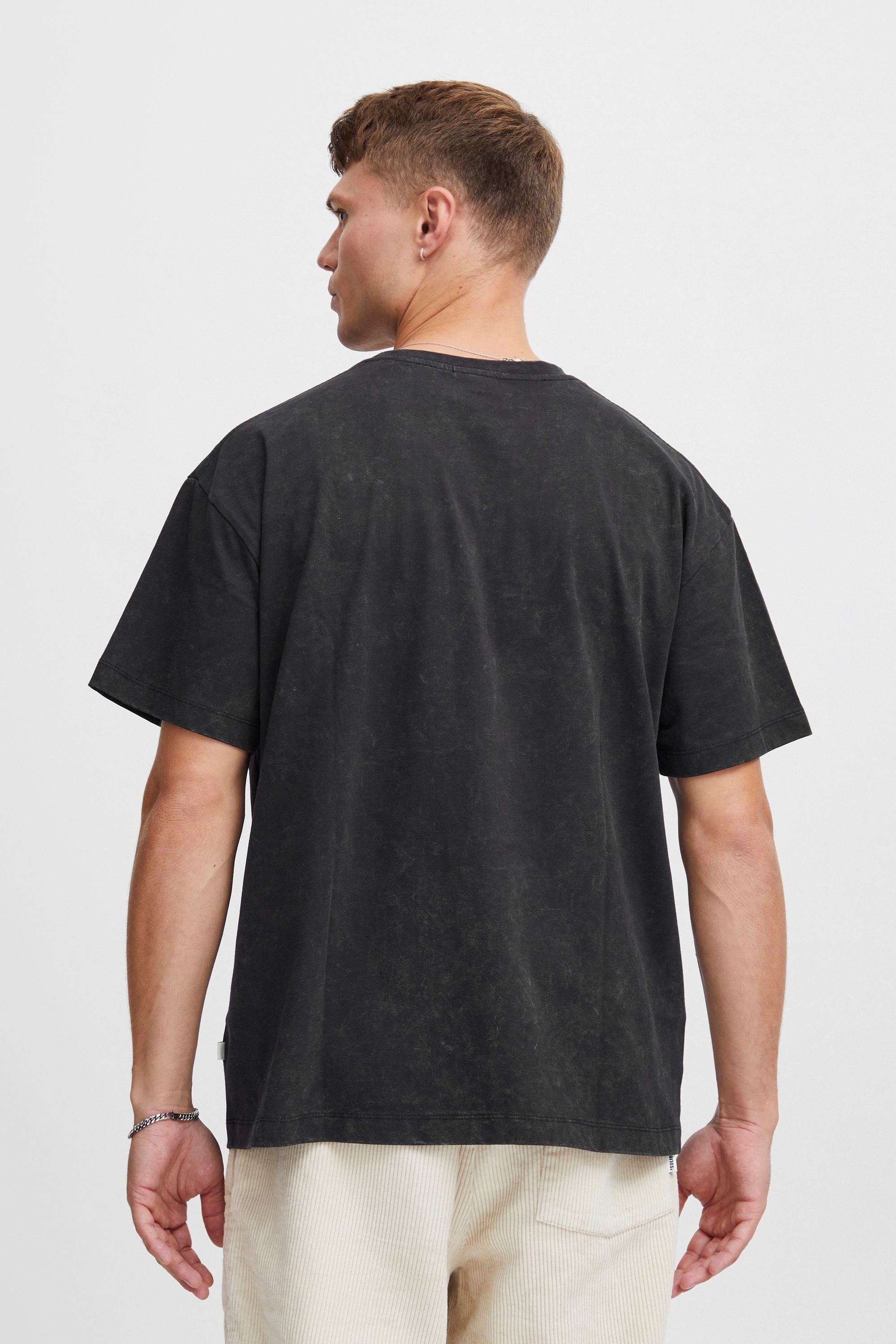 True (194008) T-Shirt SDHamood Black !Solid