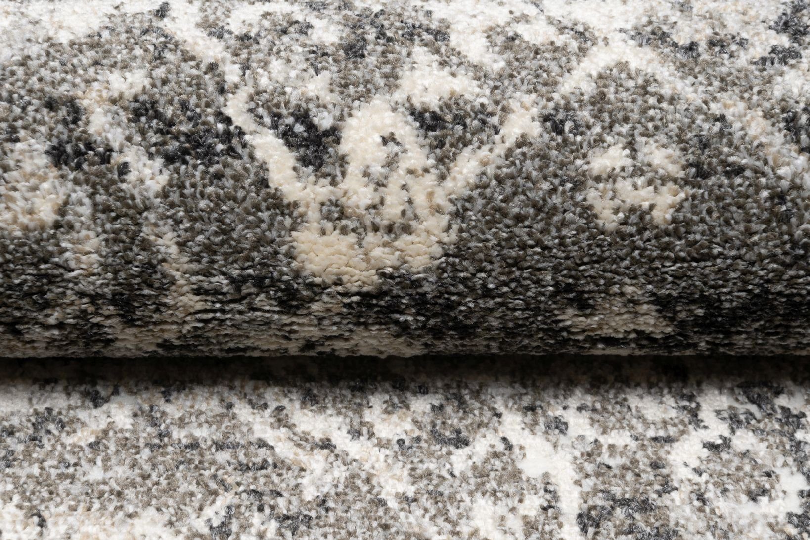 Designteppich Modern Teppich für Wohnzimmer niedrige Pflegeleicht Abstrakt, Mazovia, - - Grau, Kurzflor Weich, cm, 11 mm, Höhe x Abstrakt - 80 Modern, 150 Florhöhe