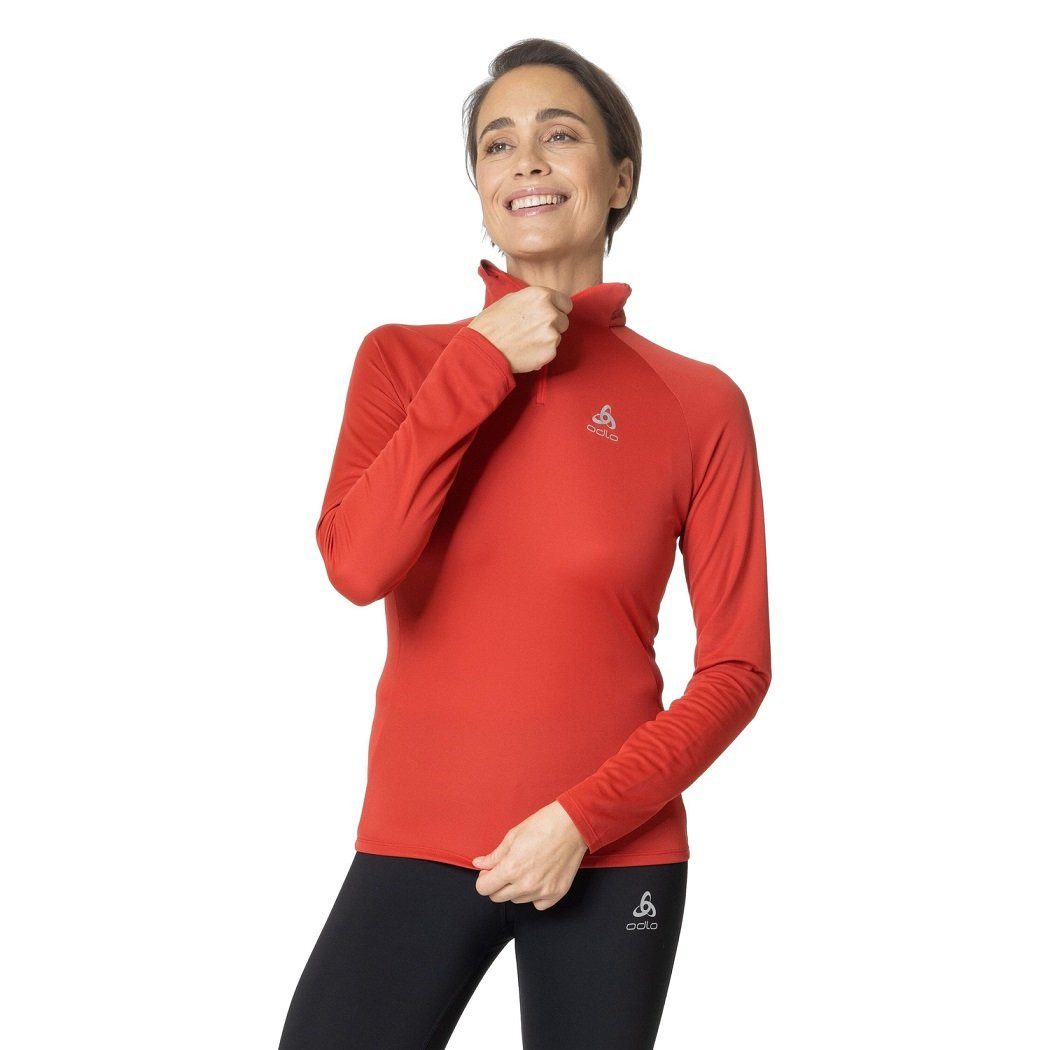 Langarmshirt Essentials Mid (leicht, hervorragendes Feuchtigkeitsmanagement) rot