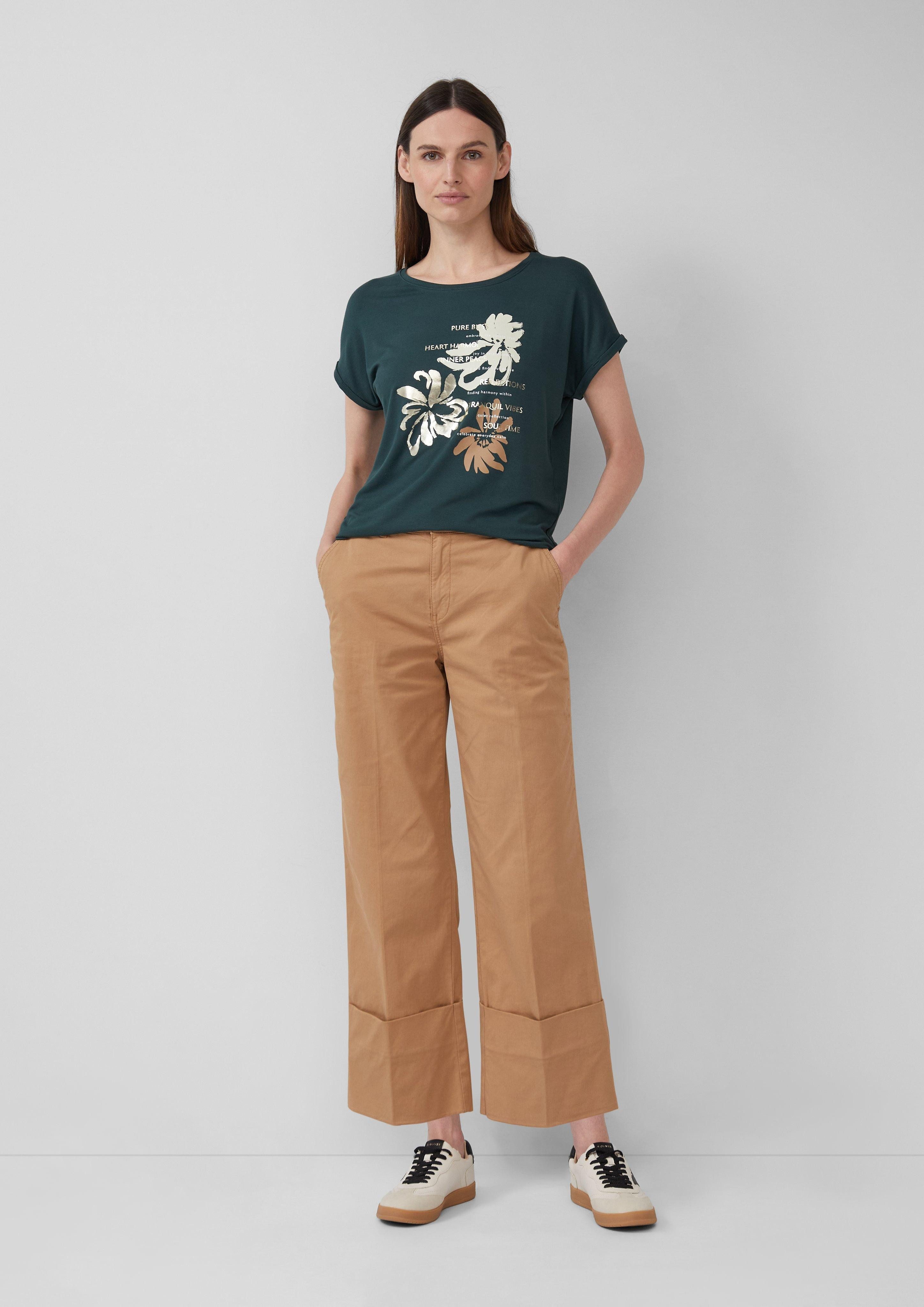 s.Oliver 7/8-Hose Baumwoll-Culotte mit Bügelfalte und günstig online kaufen