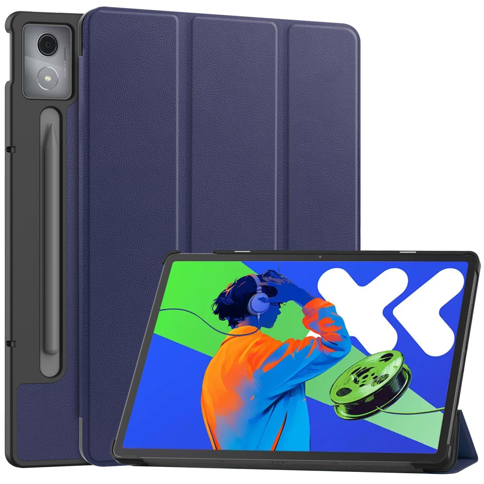 Lobwerk Tablet-Hülle Schutzhülle für Lenovo Xiaoxin Pad Pro 12.7 2025 Zoll, Wake & Sleep Funktion, Sturzdämpfung, Aufstellfunktion