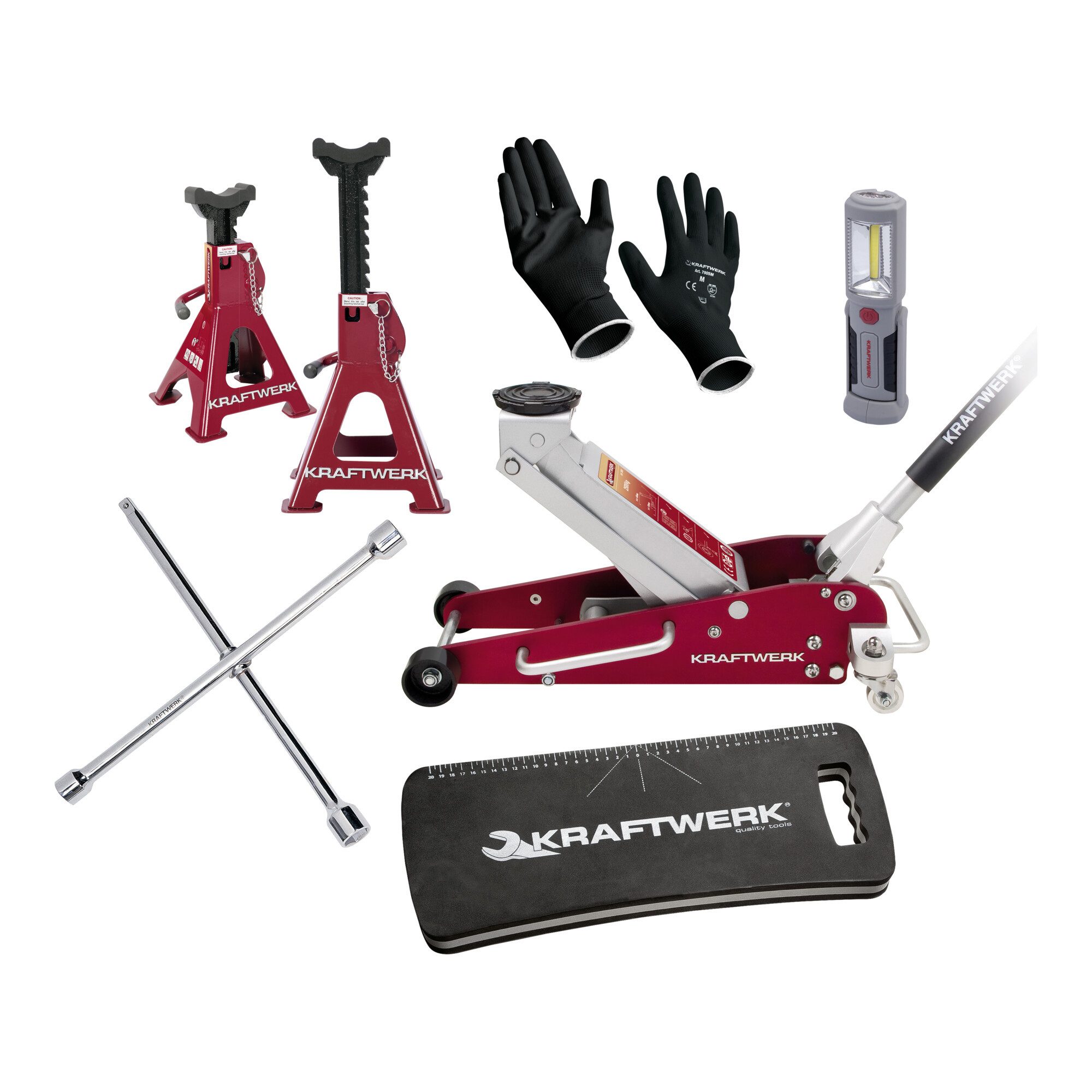 Kraftwerk Rollenbock Kraftwerk Universal-Radwechsel-Satz 3981