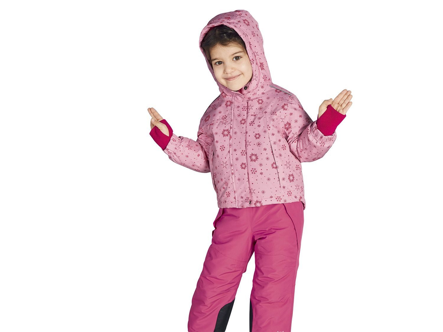 crivit Schneejacke Mädchen Skijacke Schneejacke mit Kapuze