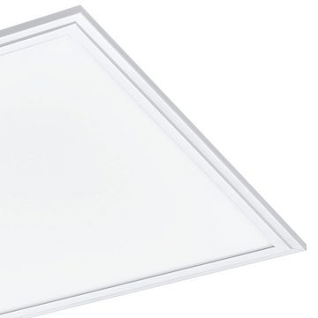 EGLO LED Panel, LED-Leuchtmittel fest verbaut, Neutralweiß, Warmweiß, LED Aufbau Panel Decken Lampe Arbeits Zimmer Büro Relax