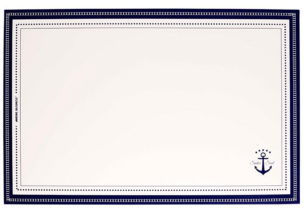 Platzset Tischsets 6 Stück - Serie Sailor Soul - Boot, Yacht, nautic