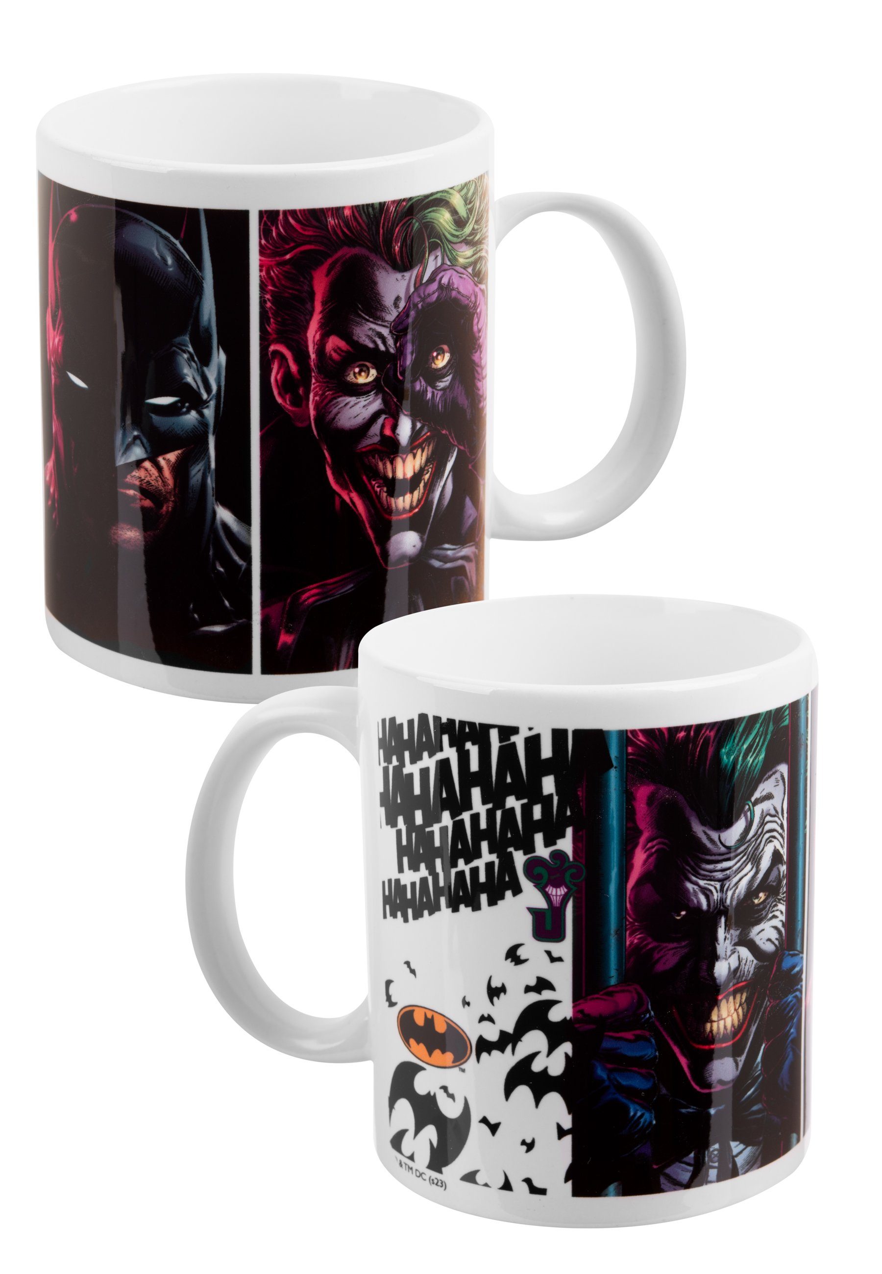 ml, Keramik - Keramik Kaffeebecher vs Tasse 320 DC Comics Batman Joker aus Labels® United