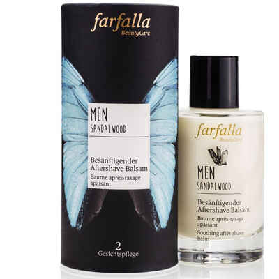 Farfalla Essentials AG After-Shave Balsam Men sandalwood Besänftigender Aftershave Balsam, 100 ml