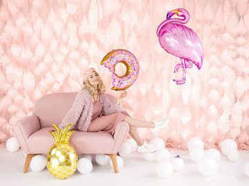 partydeco Luftballon, Folienballon Flamingo 95cm, pink