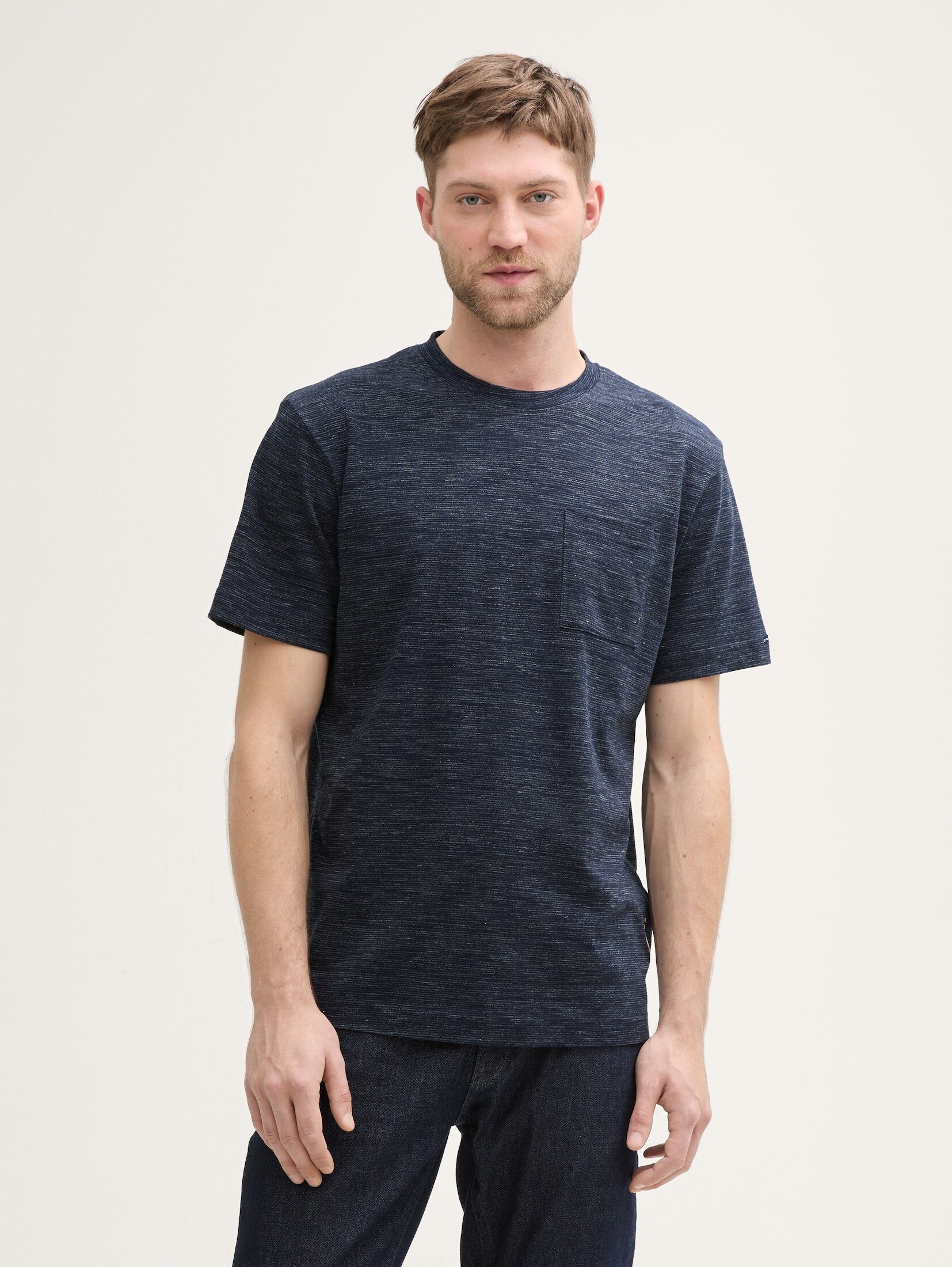 Tom Tailor Herren T-Shirt T-SHIRT WITH POCKET - Regular Fit günstig online kaufen