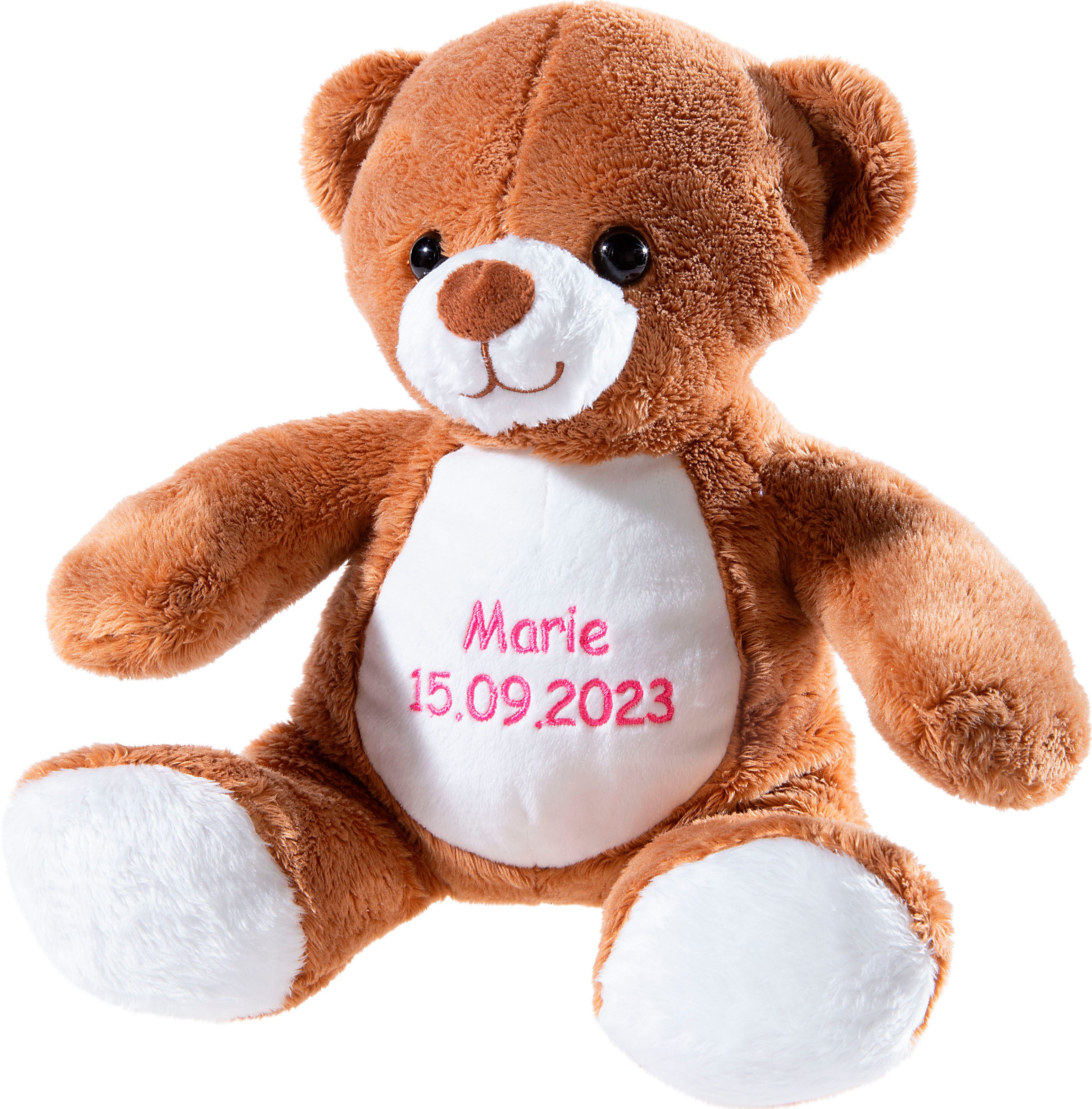 Heunec® Kuscheltier Bär, mit individueller Bestickung