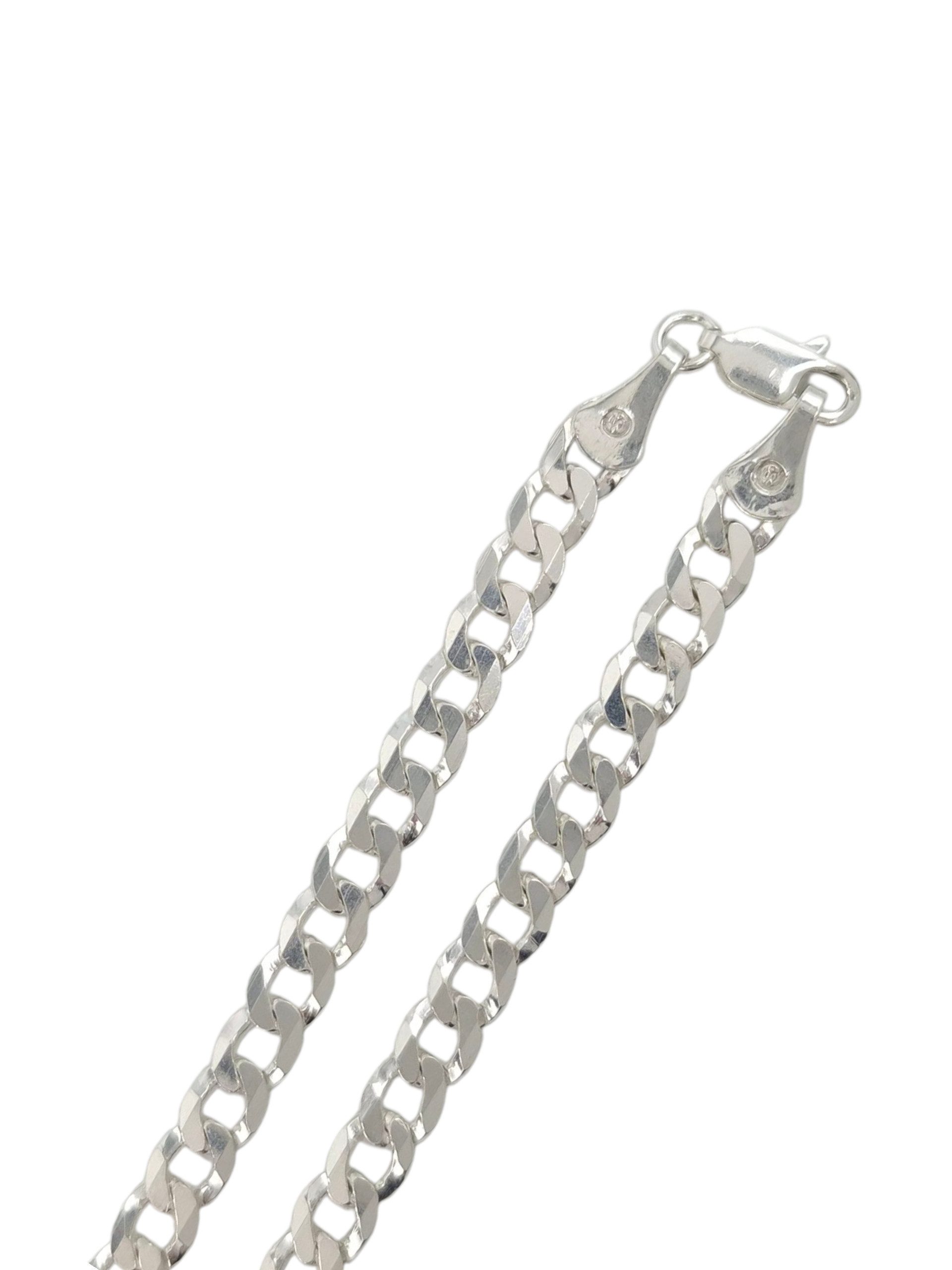 NAHLE Panzerkette 925 Silber Kette 5mm breit 55cm 65cm Panzerkette Collierk günstig online kaufen