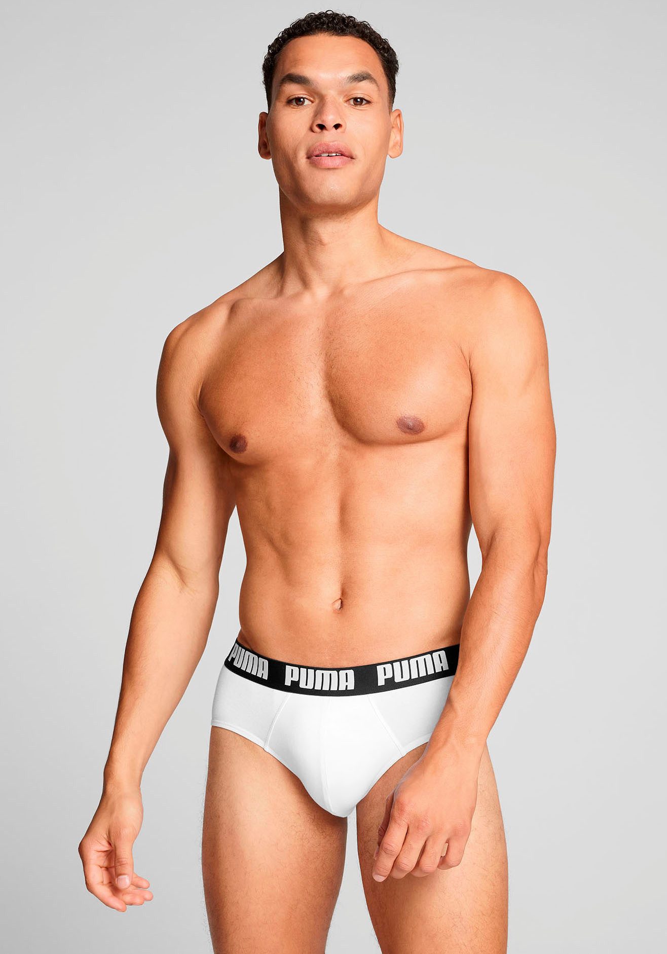 PUMA Slip (2er Pack) ohne Eingriff, Logobund