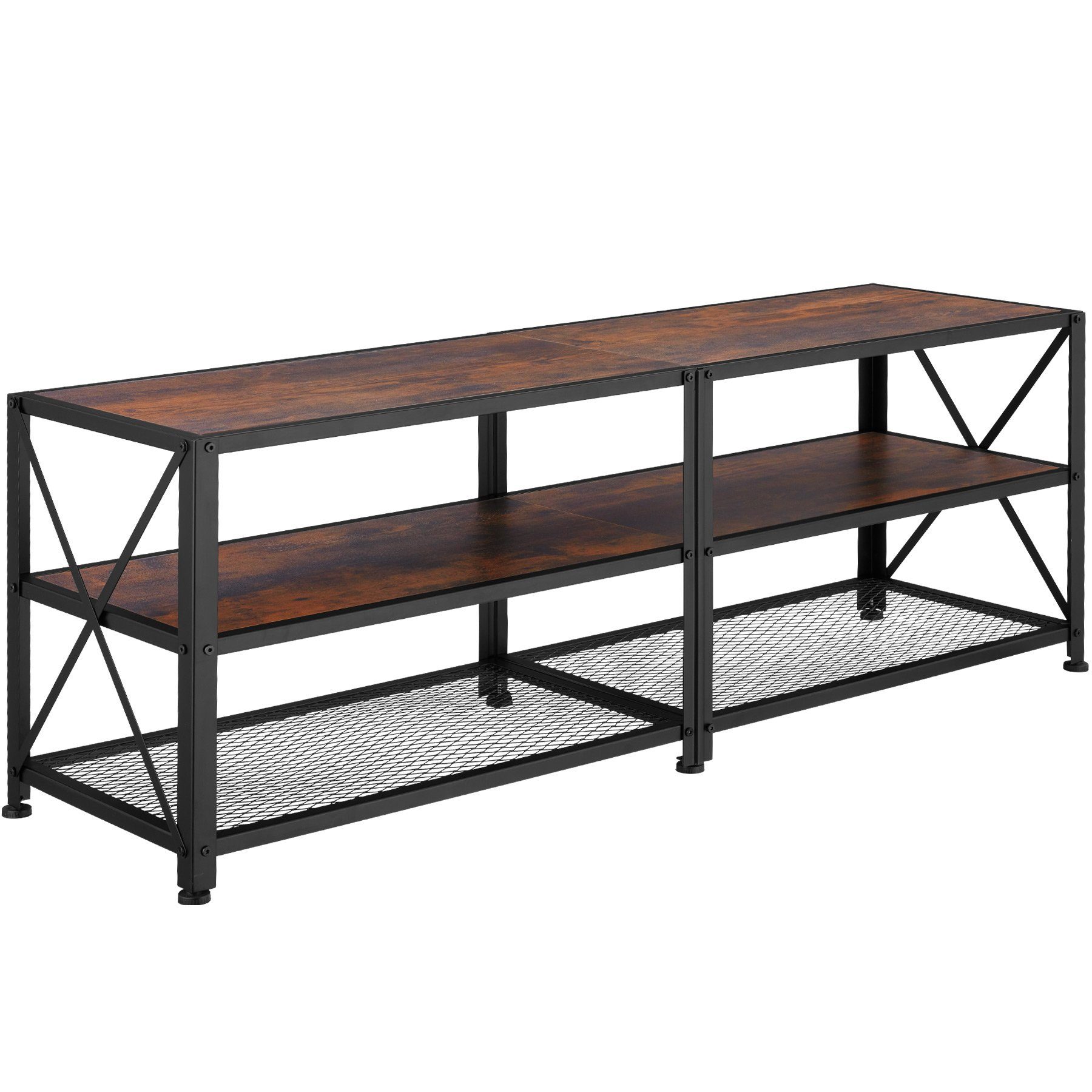 tectake Lowboard TV-Regal (TV-Schrank, Montagematerial, Montageanleitung), günstig online kaufen