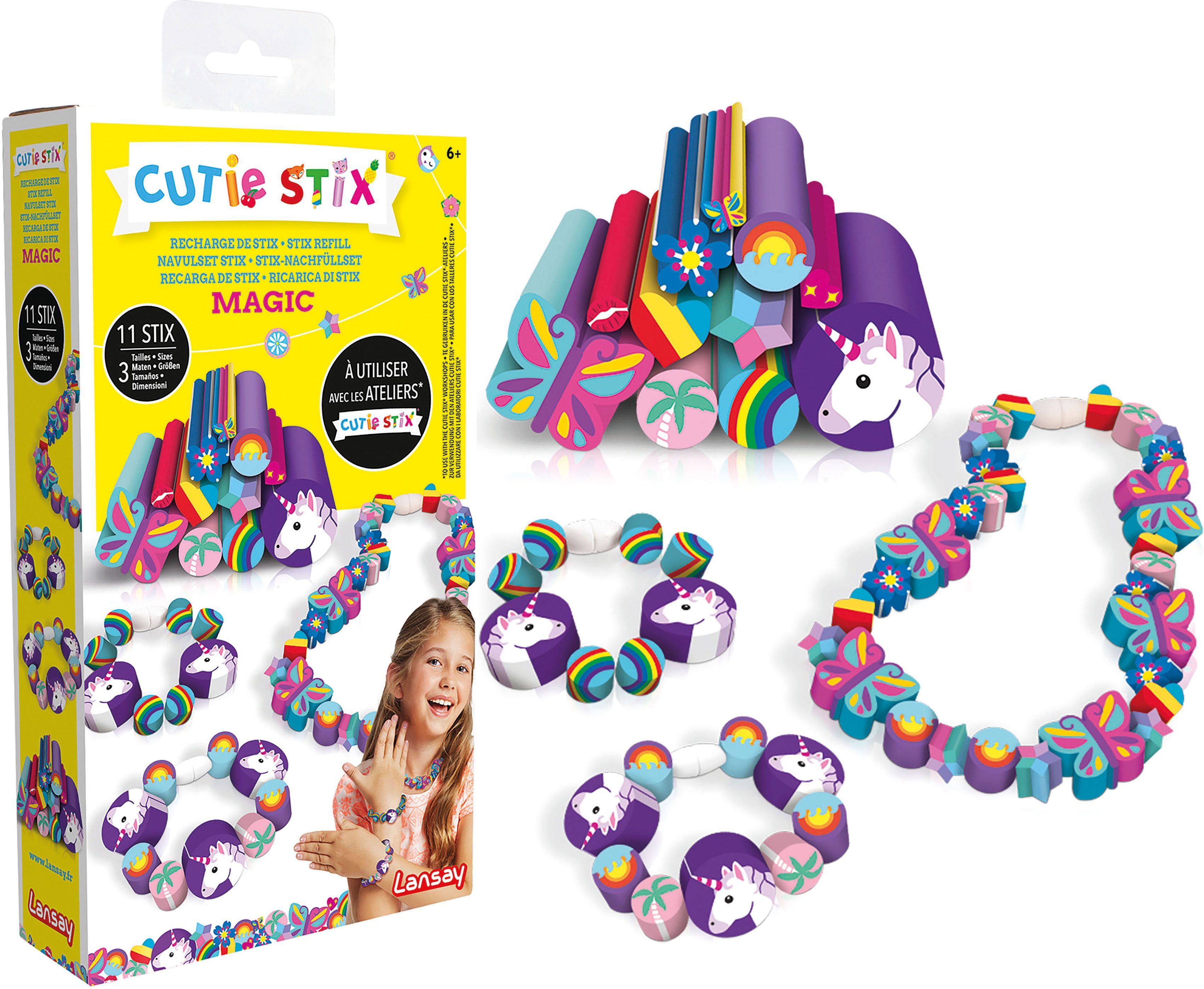 CUTIE STIX Kreativset Cutie Stix, Nachfüllpack Magic, Bastelset »Cutie ...