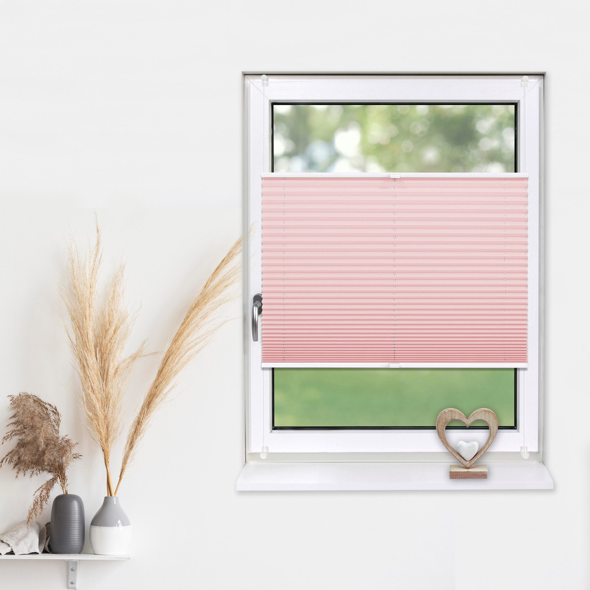 Deco-Raum Plissee Basic, blickdicht, Klemmträger, auf günstig online kaufen