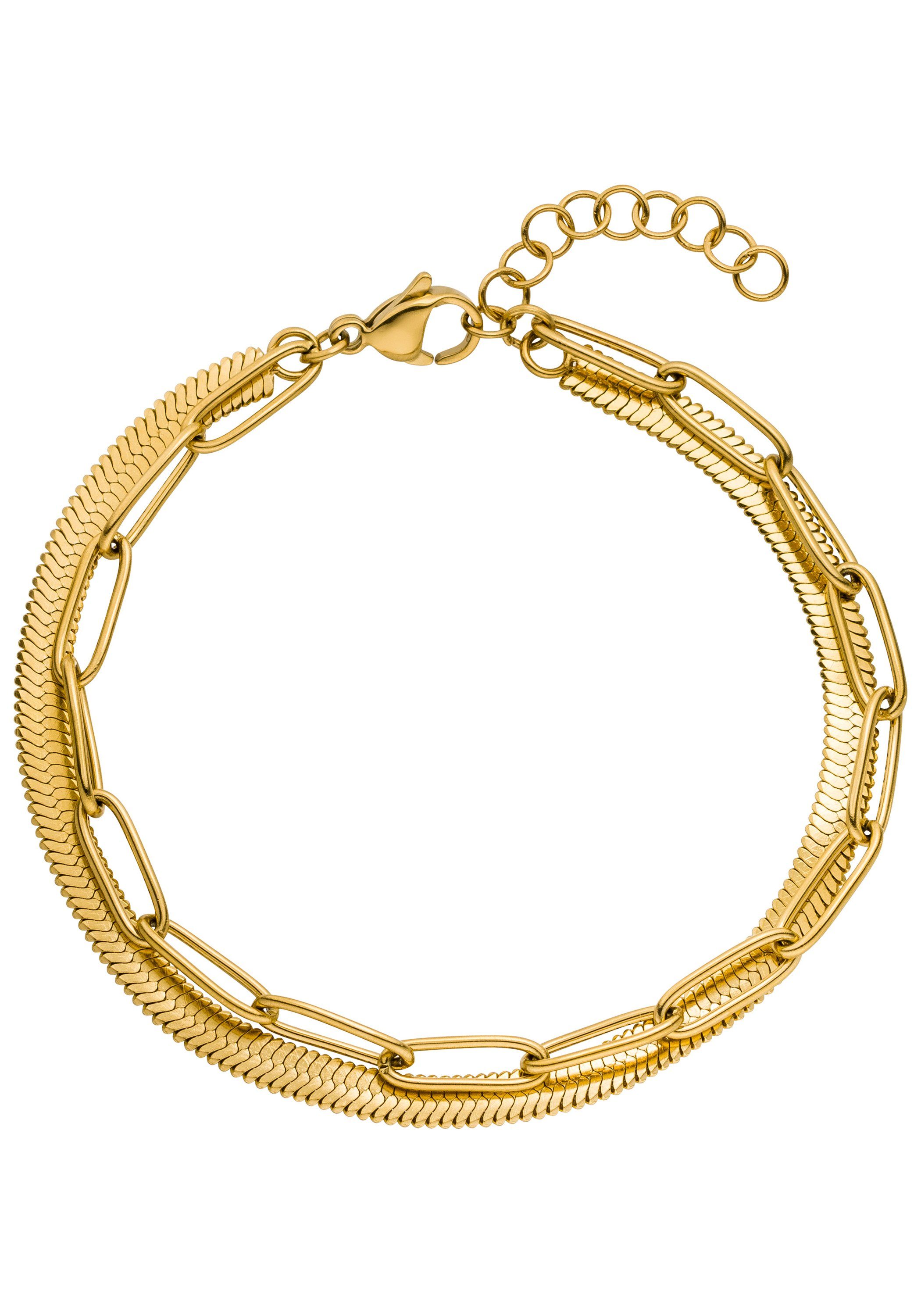 JOBO Armband, aus Edelstahl goldfarben beschichtet günstig online kaufen