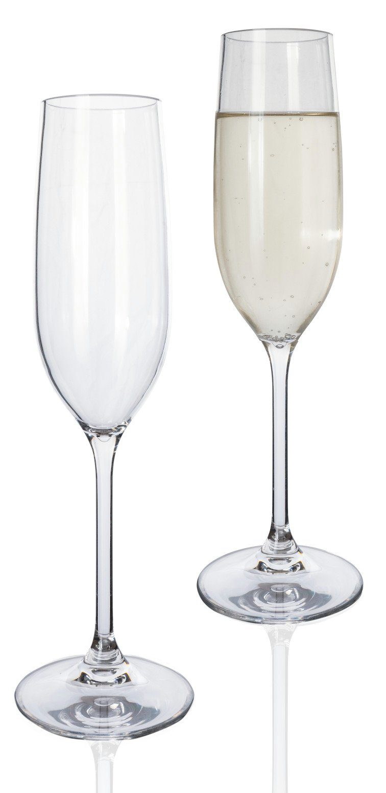 Gläser-Set Tiamo Camping Gläser Weißwein Wasser Rotwein Champagner