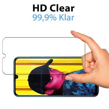 CoolGadget Schutzfolie Panzerfolie für Huawei P Smart 2019, (9H Härtegrad, 2x Schutzglas, 1xReinigungset), Displayfolie Schutzfolie 2 Stück für Huawei P Smart 2019 Glas Folie