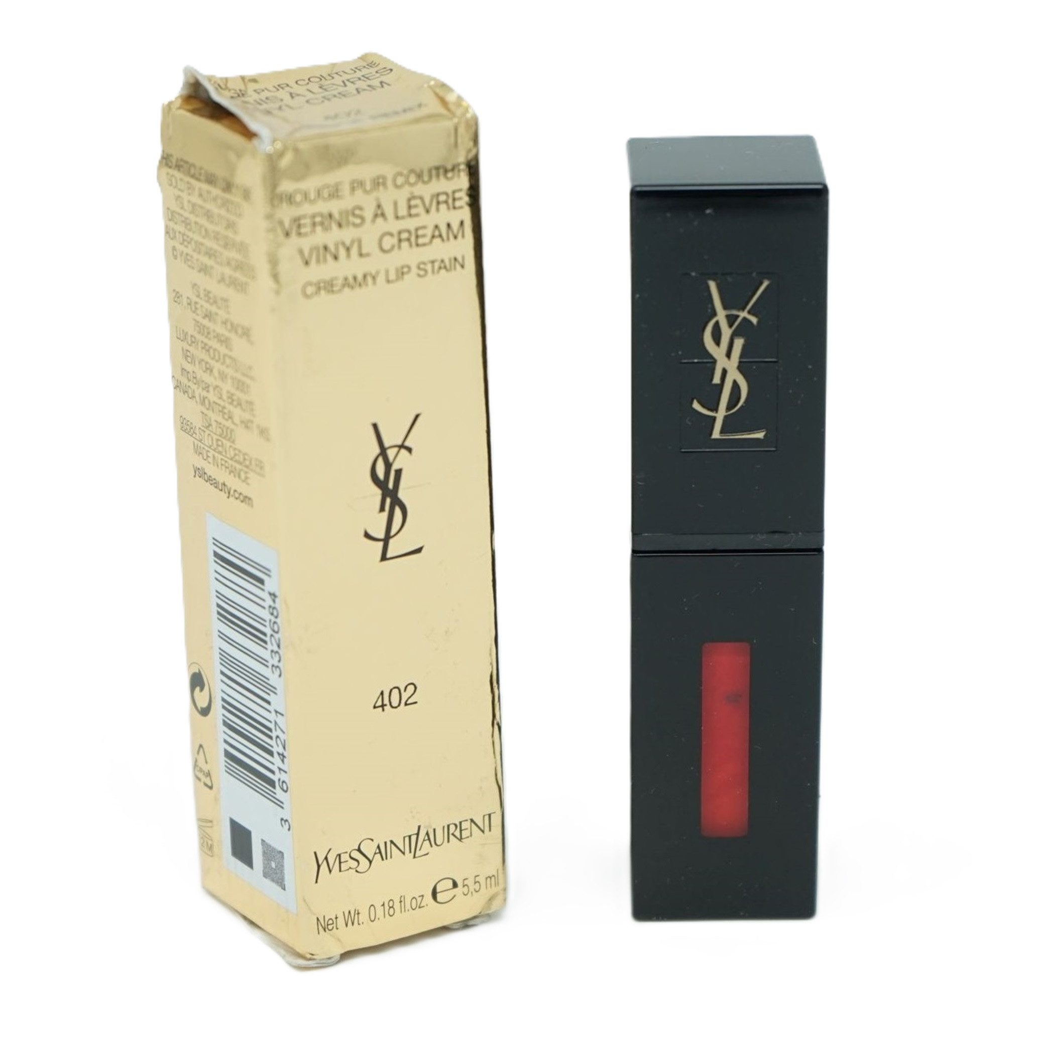 YVES SAINT LAURENT Блеск для губ Yves Saint Laurent Vernis A Levres Lippgloss 402 Rouge remix