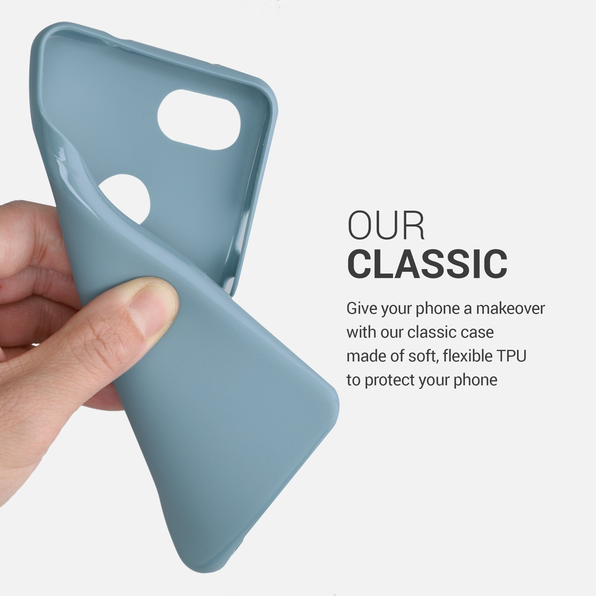kwmobile Handyhülle Hülle für Google Pixel 3a, Hülle Silikon - Soft Handyhülle - Handy Case Cover