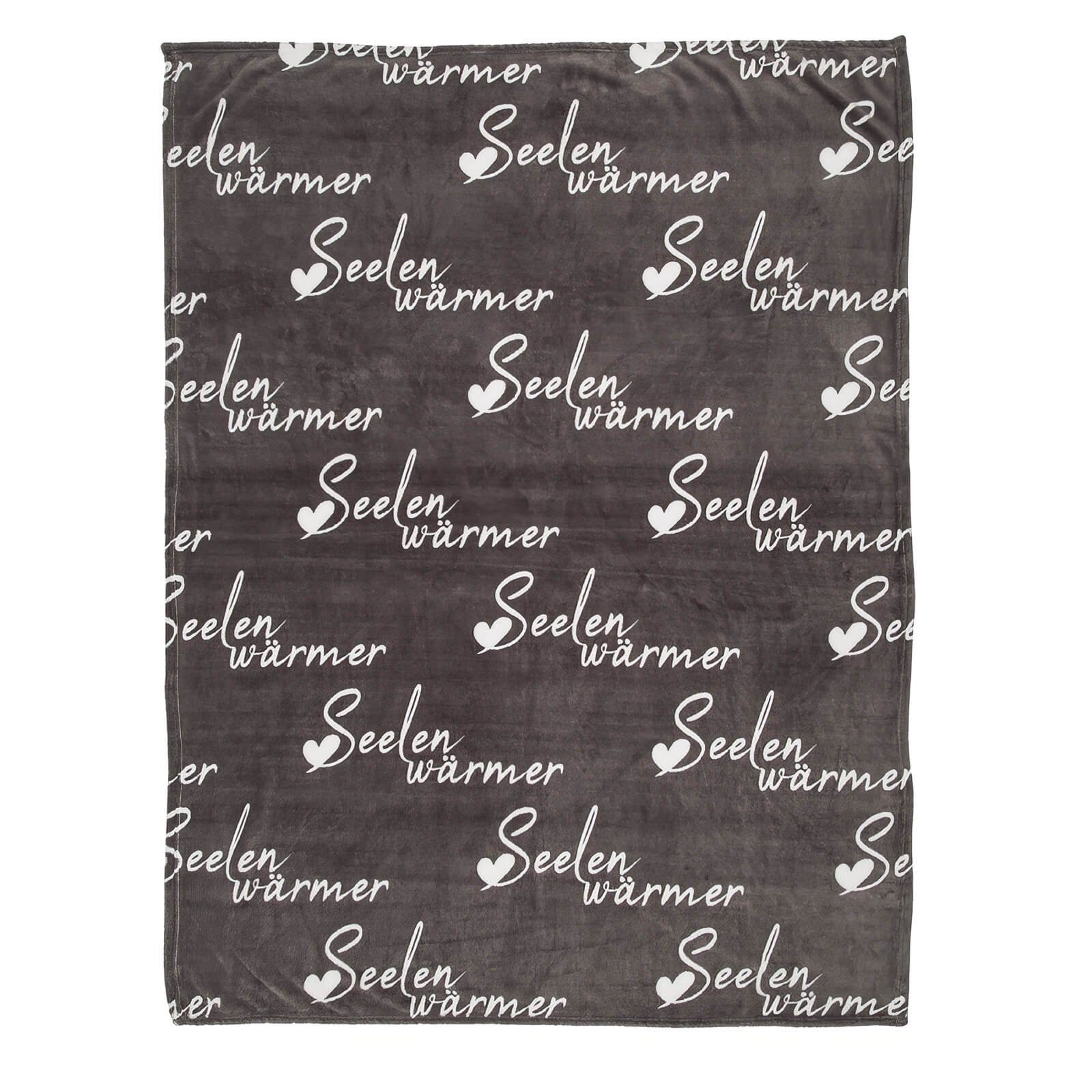 Wohndecke Graue Kuscheldecke, Seelenwärmer Decke 130x160 günstig online kaufen