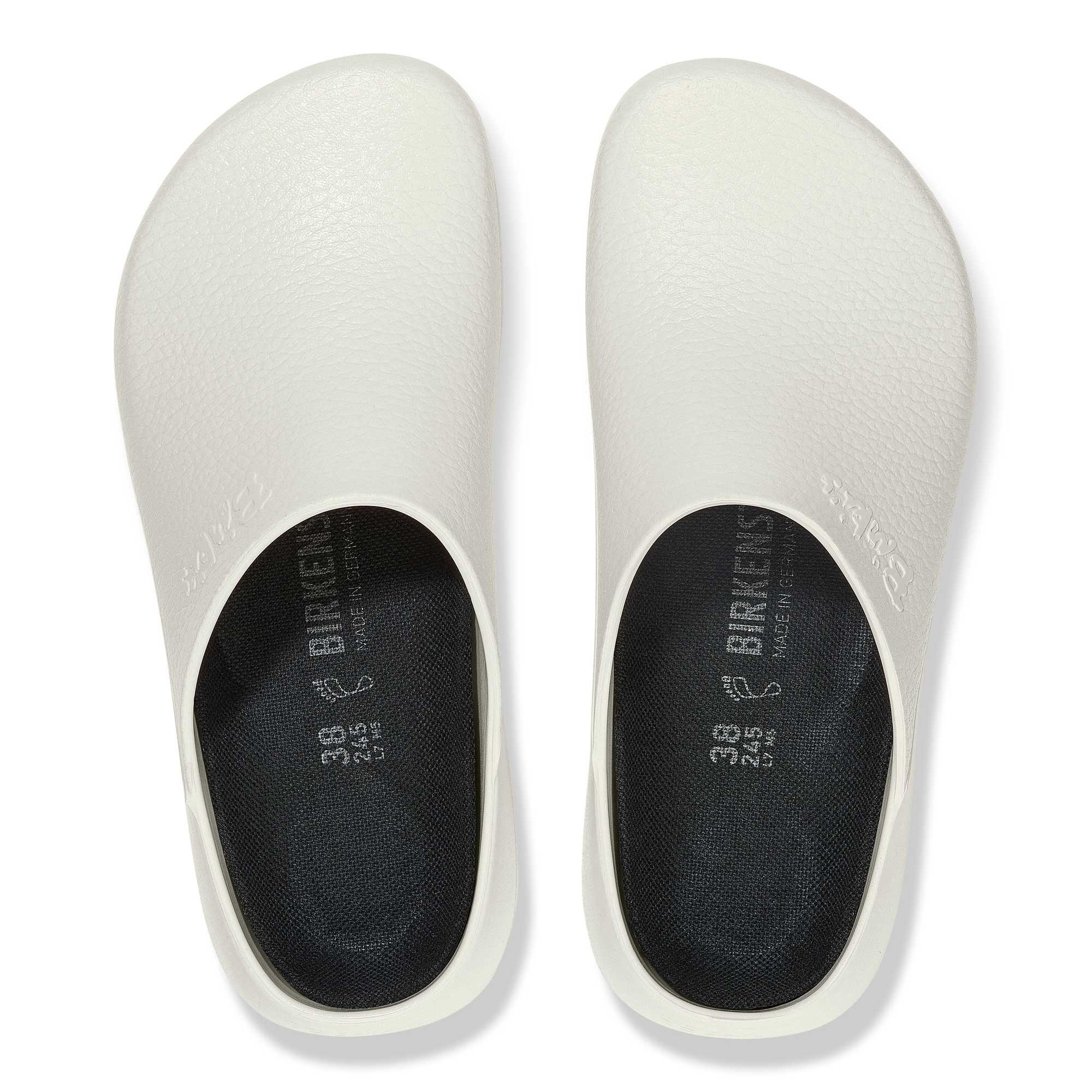 Birkenstock Berufsschuhe Damen & Herren - Einlagengeeignet - Super Birki Fusion Clog Auswechselbares Kork-Latex-Fußbett waschbar bis 30°C - Clog bis 80°C