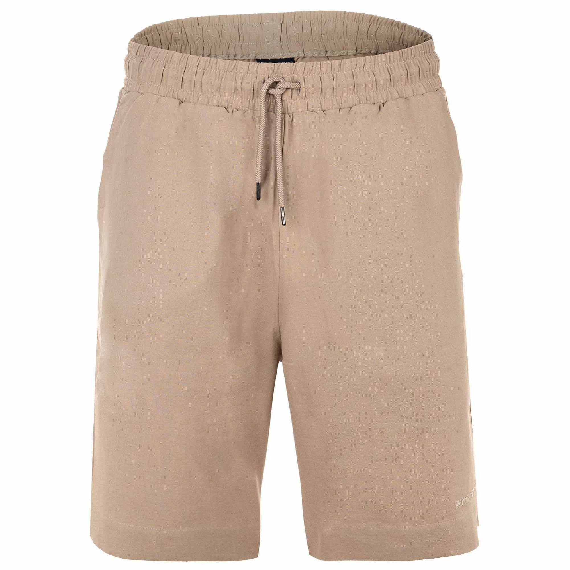 Emporio Armani Bermudas Herren Bermuda-Shorts 1er Pack Leinen LINEN BLEND