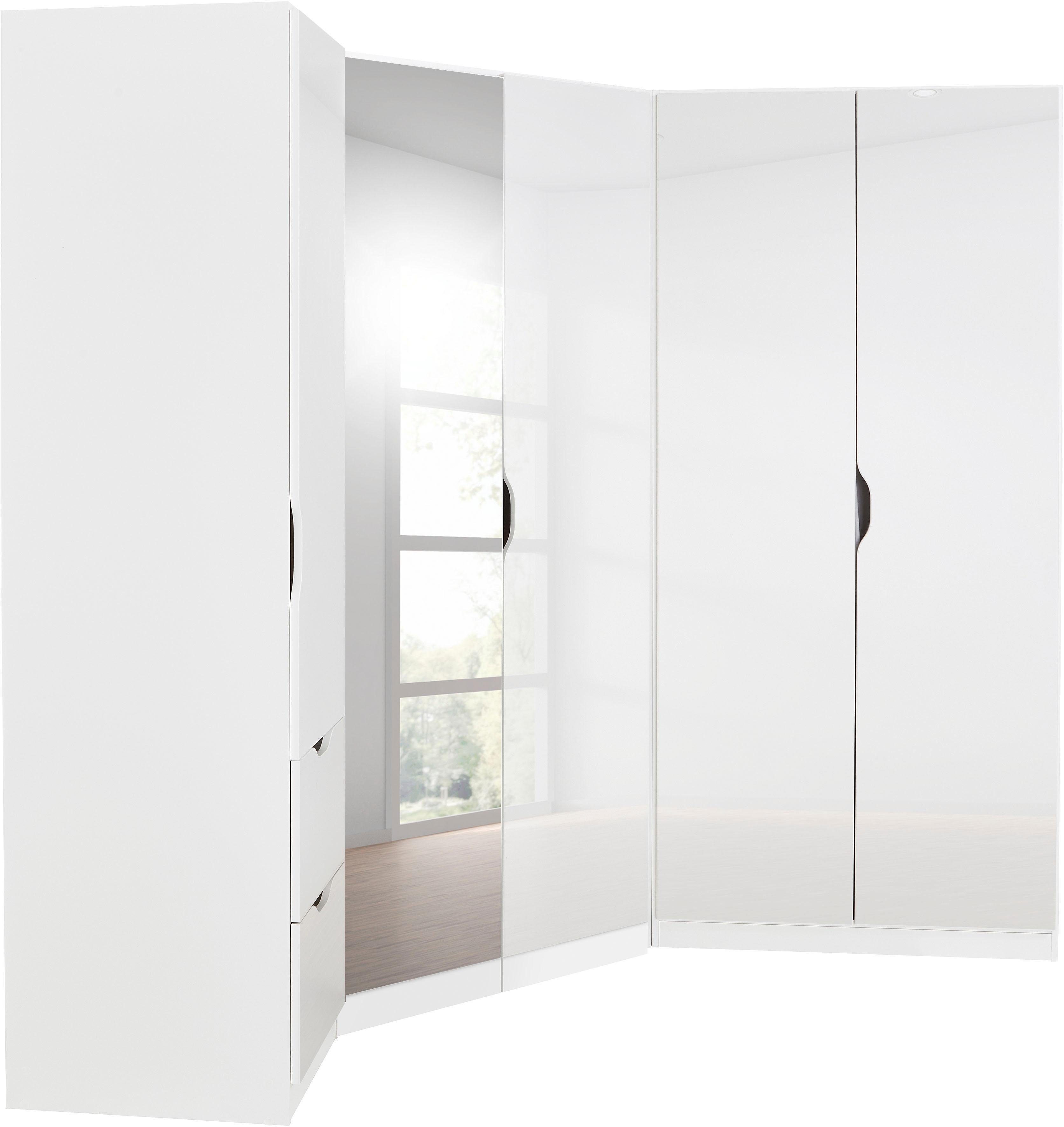 rauch Schrank-Set Freiham, (Set, 3-St), 3-teilig, schlichte Front mit ausgefrästen Eingriffen MADE IN GERMANY