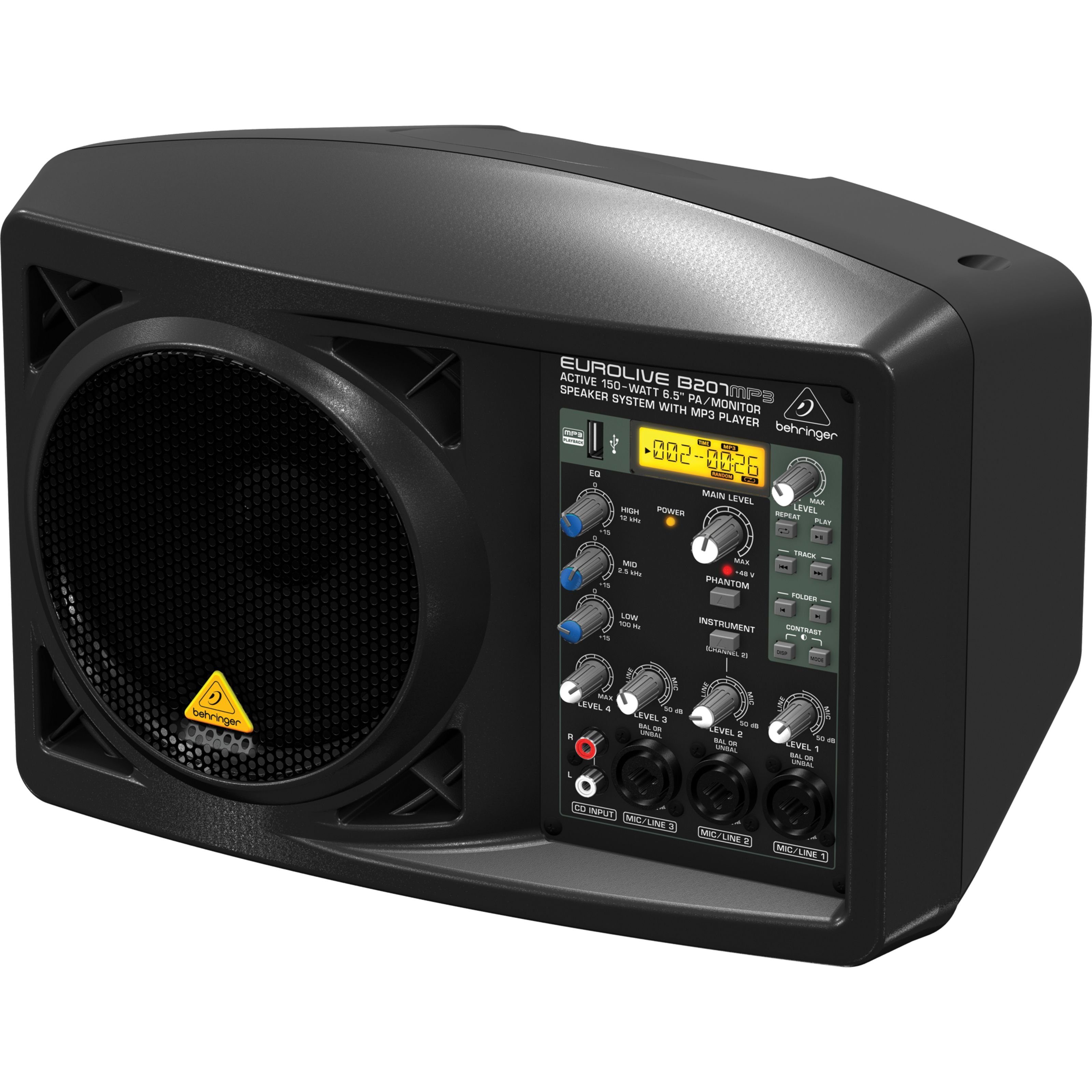 Behringer Lautsprecher (B207MP3 6,5" - Aktiver Lautsprecher)