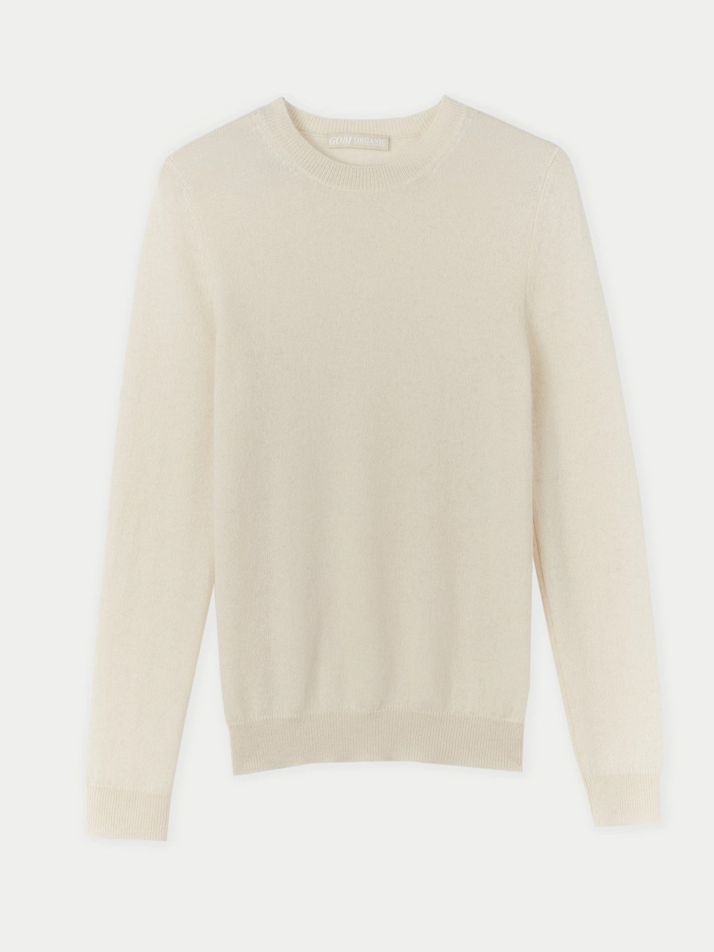 GOBI Cashmere Rundhalspullover Naturfarbe 99€ Kaschmir-Set aus Pullover und Mütze