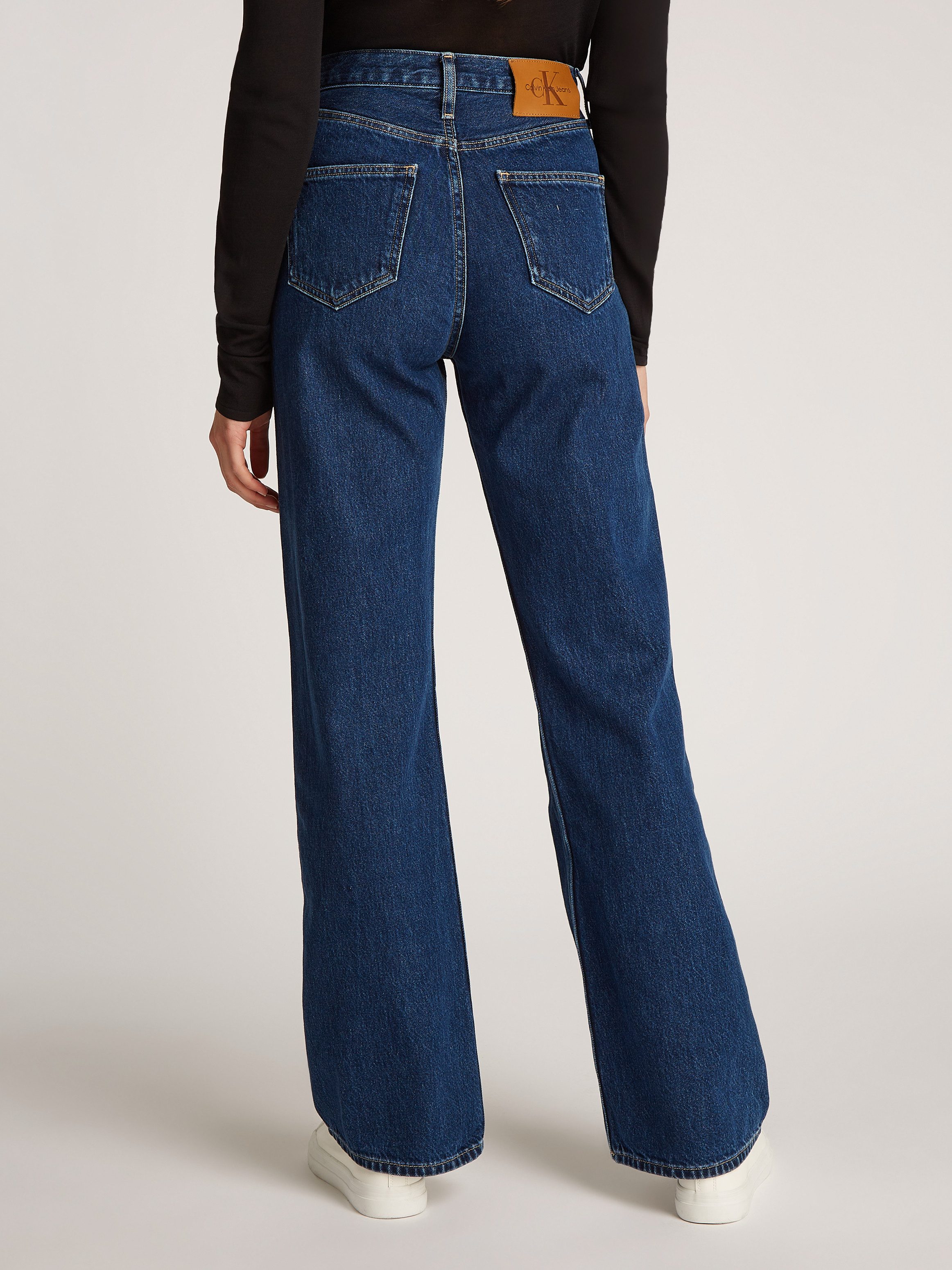 Calvin Klein Jeans Bootcut-Jeans AUTHENTIC BOOTCUT mit stoned wash Optik, m günstig online kaufen