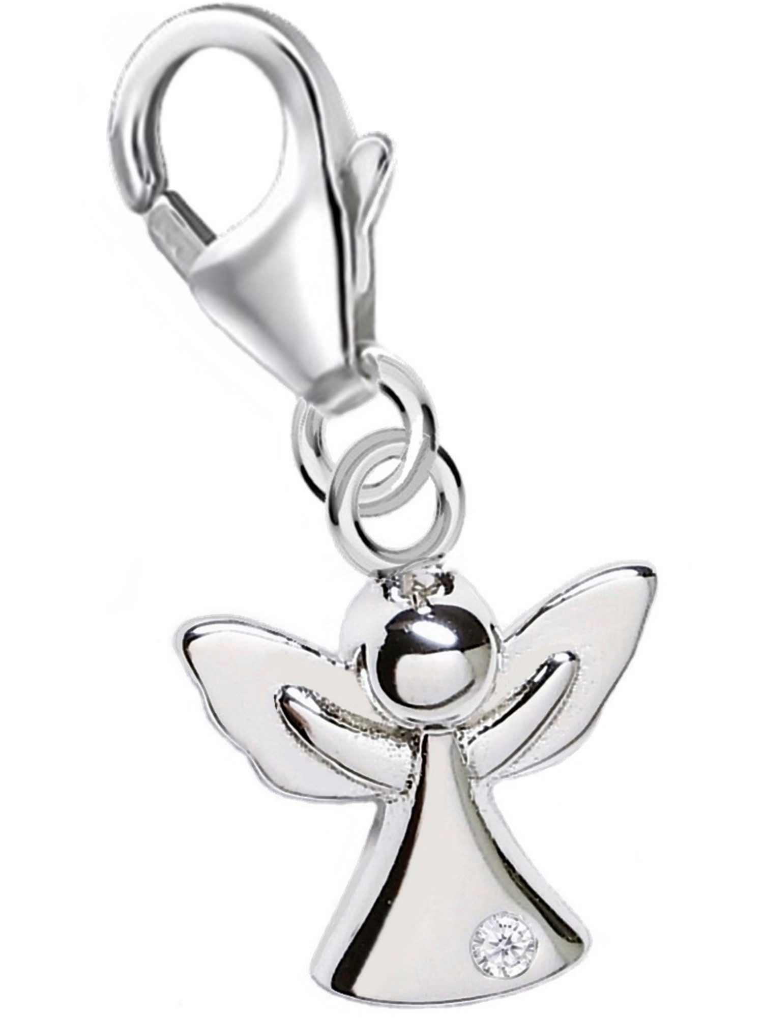 Goldene Hufeisen Charm Engel Zirkonia Engel Charm Anhänger für Bettelarmban günstig online kaufen