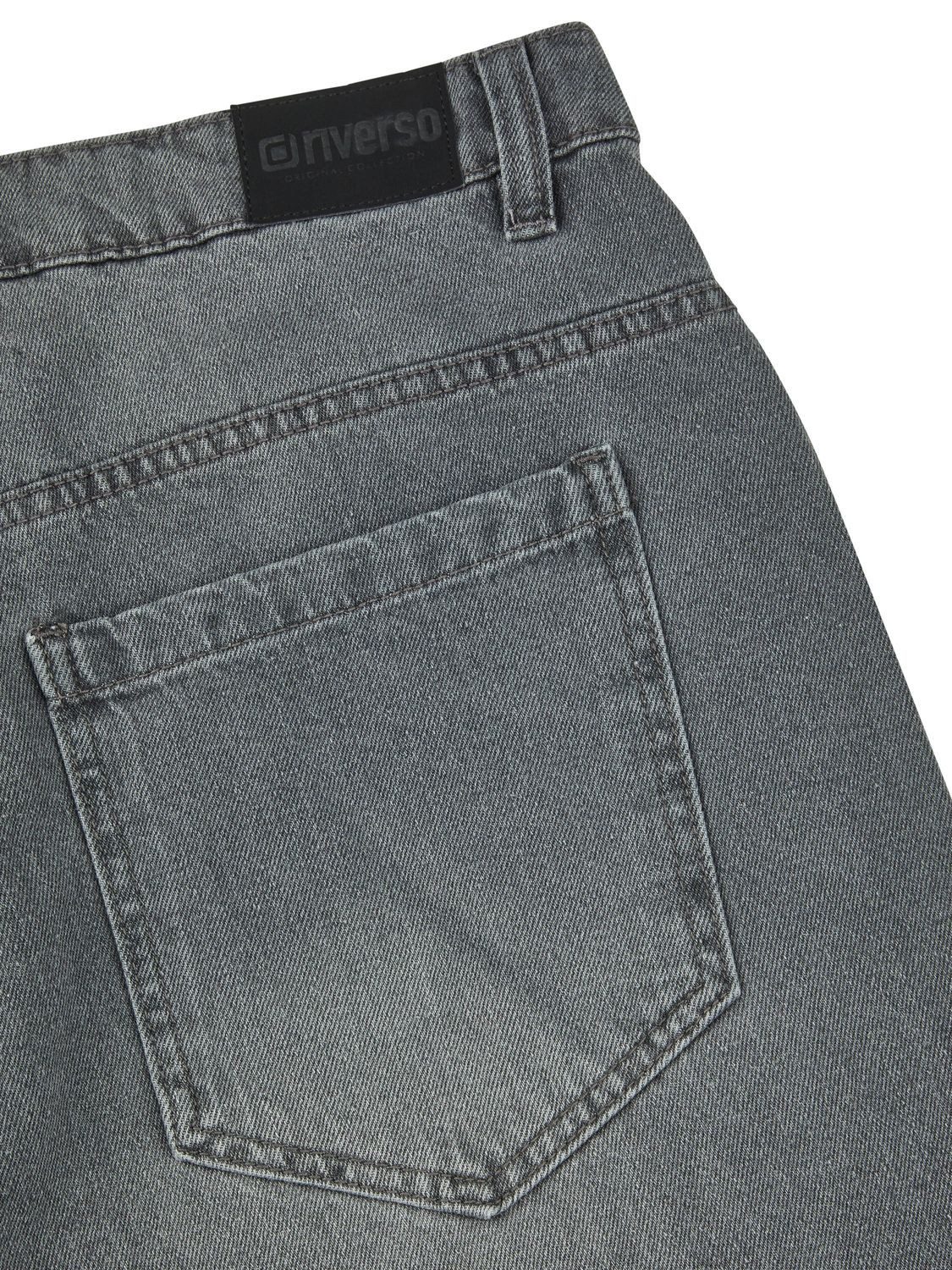 riverso Jeansshorts Herren Shorts RIVAshton Loose Fit Bermudashorts aus 100% Baumwolle – Bild 4 von 4