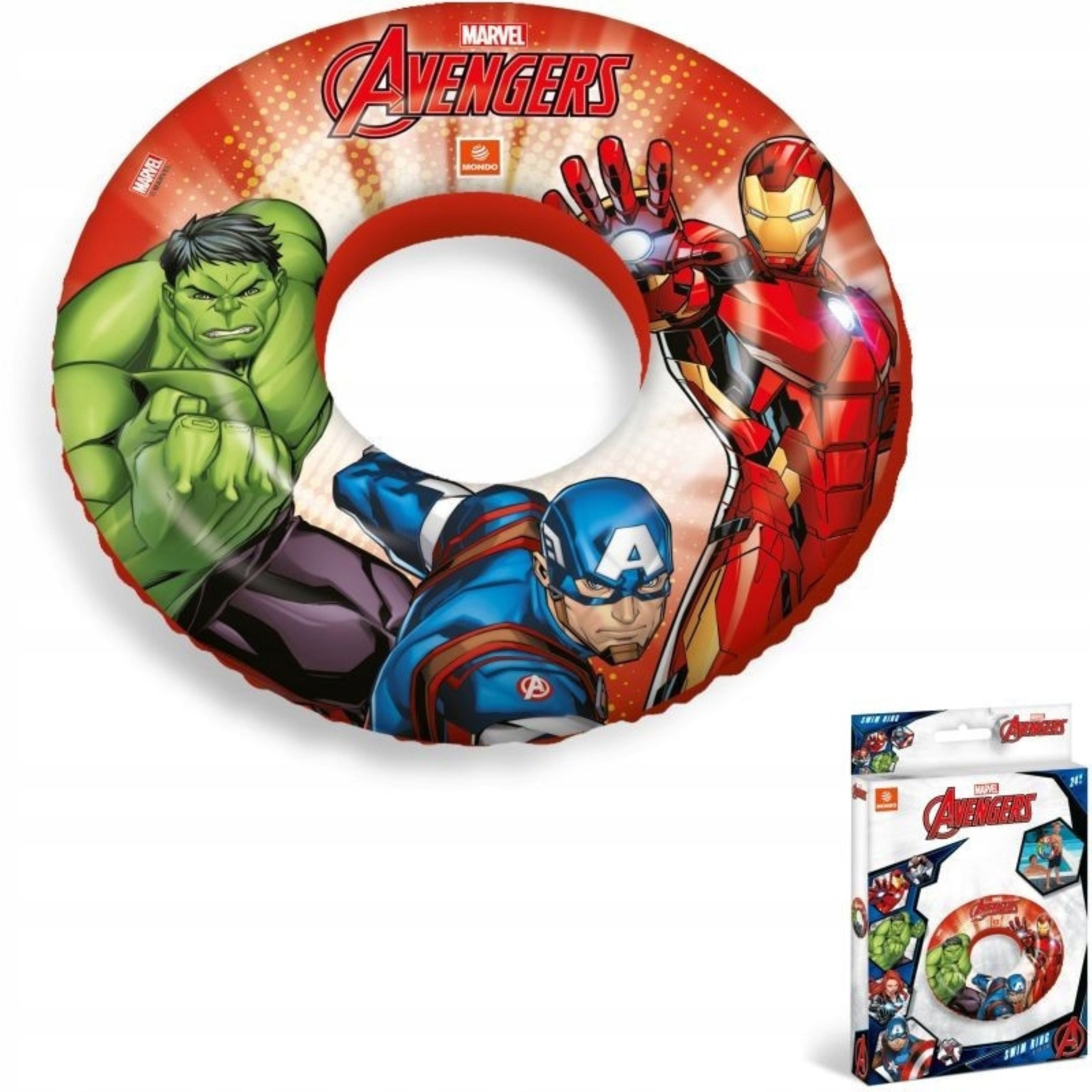 Mondo Schwimmring Mondo Avengers Schwimmring 50 cm Kinder Schwimmhilfe ab 10 Mon. (1-tlg)