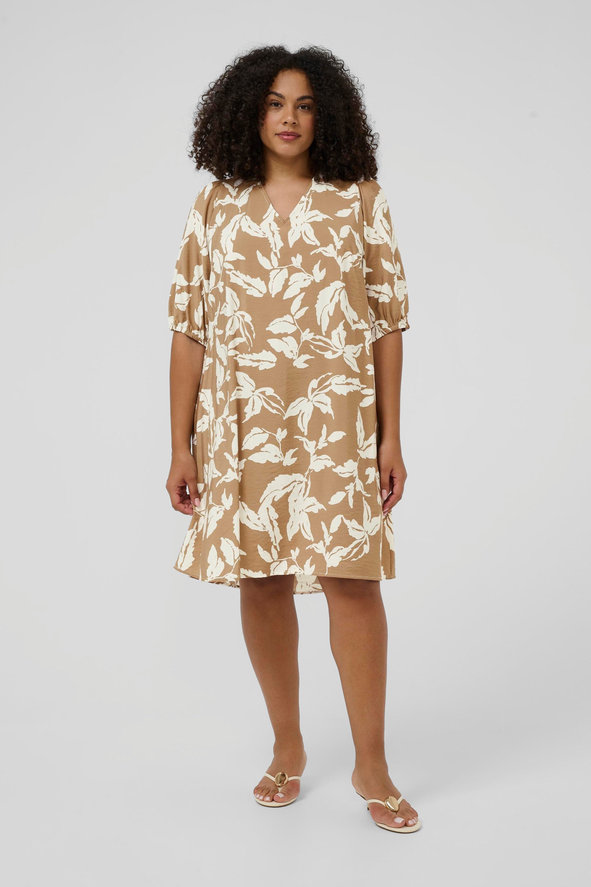 KAFFE Curve Blusenkleid Kleid KCmarla Große Größen